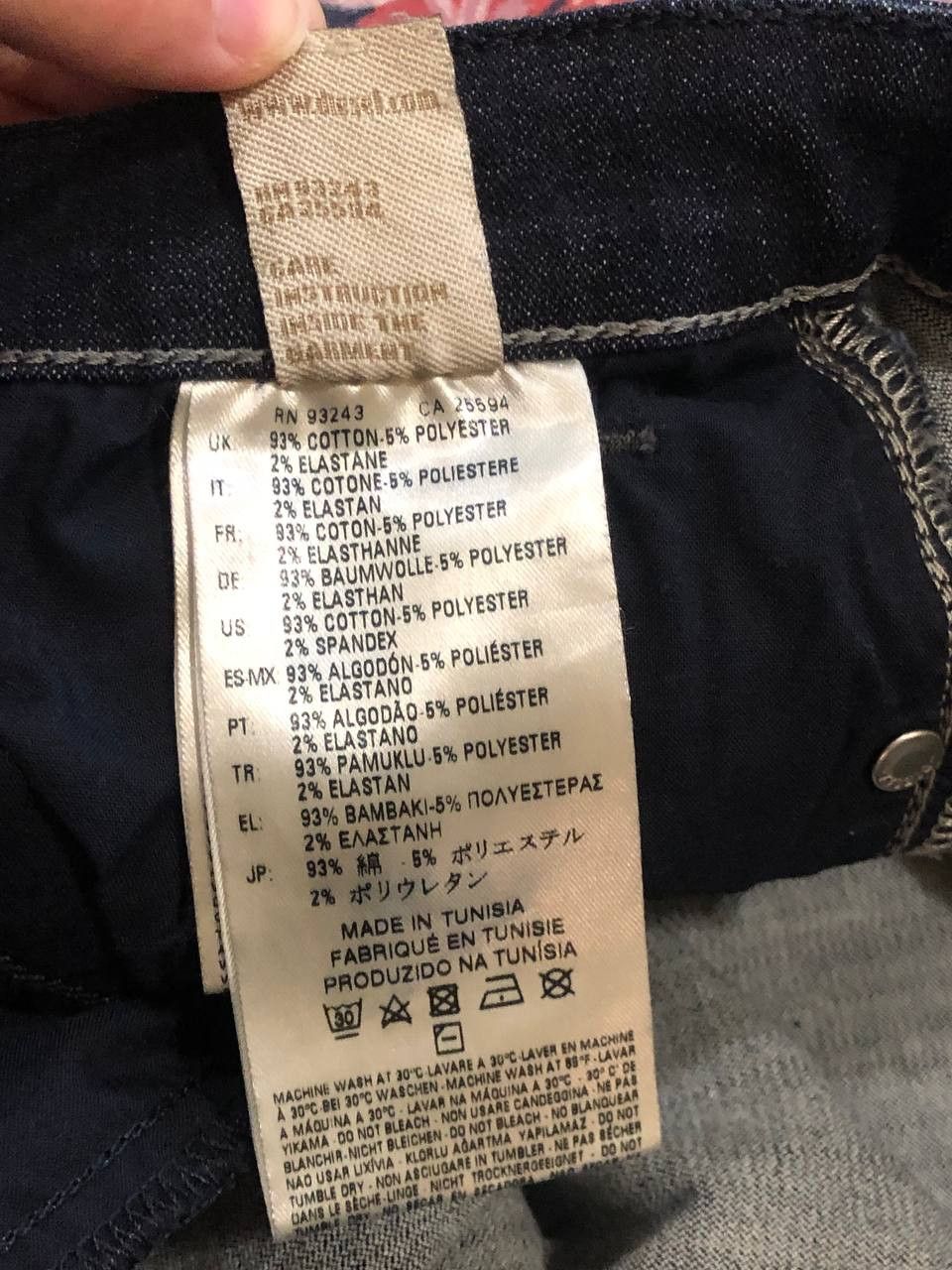 Diesel Diesel Skinzee-High Stretch Slim Jeans Size 28 Size 28" / US 6 / IT 42 - 4 Thumbnail