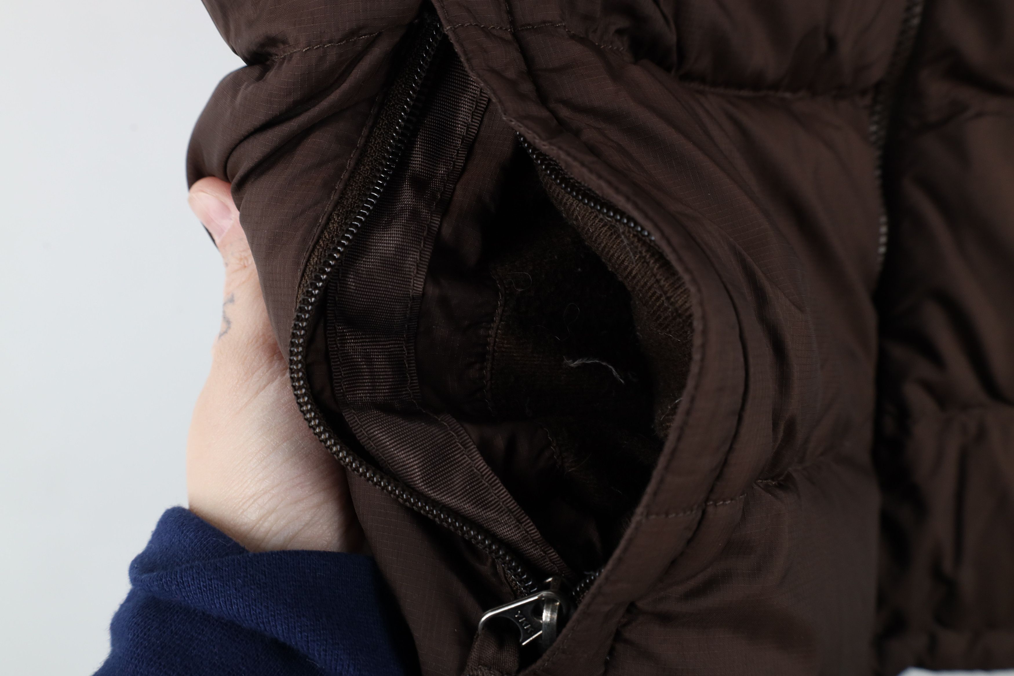 The North Face × Vintage Vintage The North Face Fill Nuptse Puffer Vest Jacket Brown Size M / US 6-8 / IT 42-44 - 8 Thumbnail