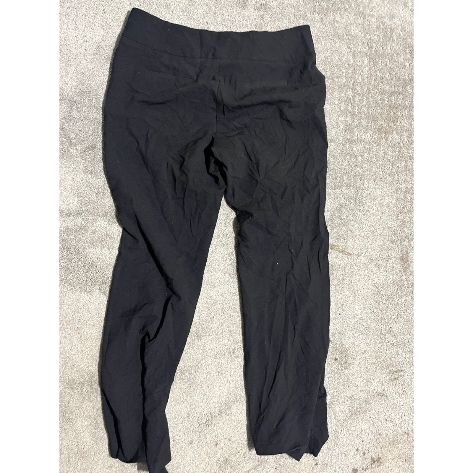 Kenneth Cole Kenneth Cole Womens The Amanda Dress Pants Size 10 Black Stretch Flared Leg Pants Dress Size 32" / US 10 / IT 46 - 3 Thumbnail
