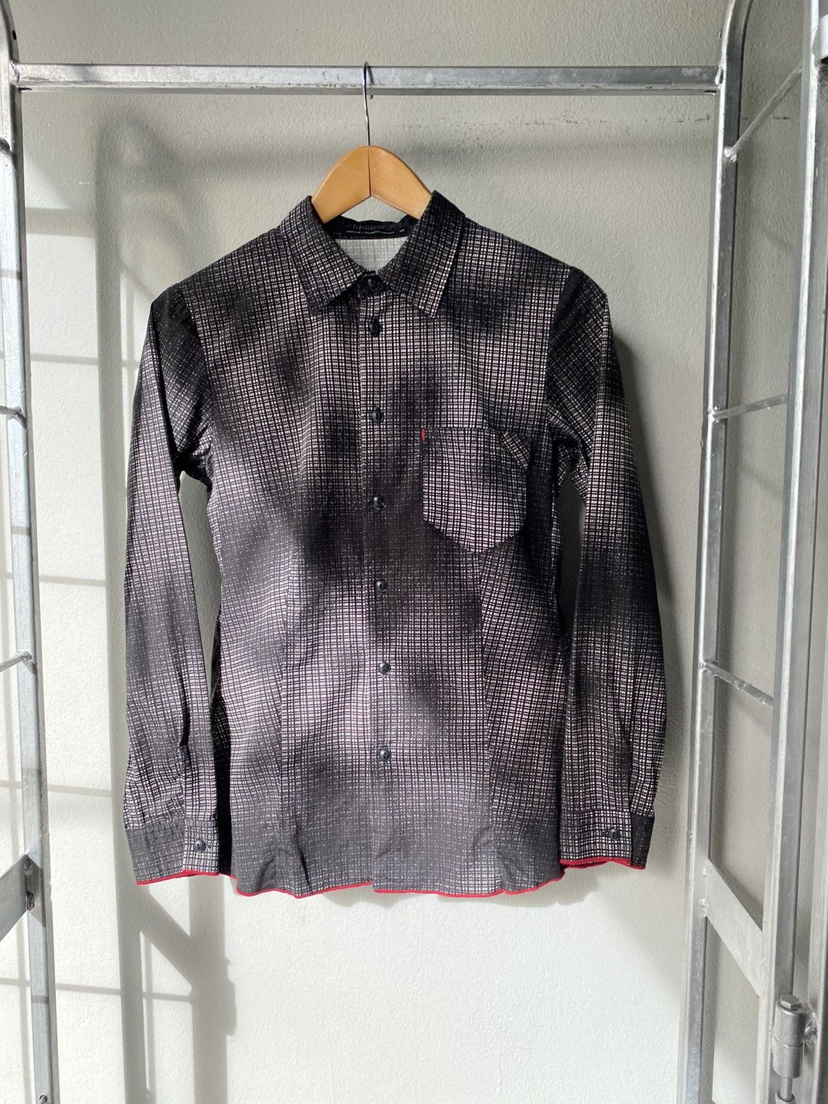 Marithe + Francois Girbaud MARITHE + FRANCOIS GIRBAUD Gradient Black Shirt Size US S / EU 44-46 / 1 - 1 Thumbnail
