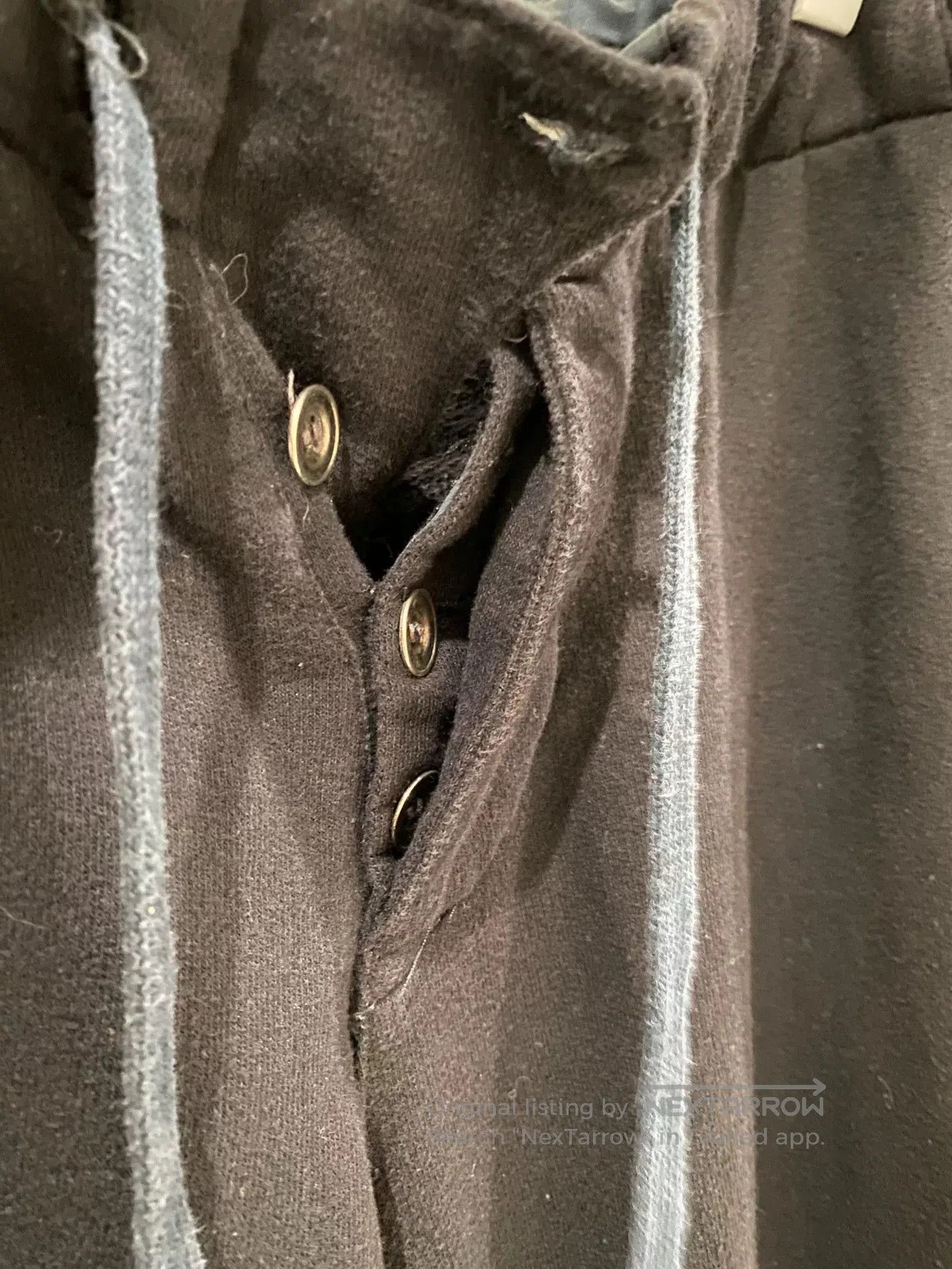 Greg Lauren Greg Lauren Black Gold Stripe Sweatpants. Size US 26 / EU 42 - 5 Thumbnail