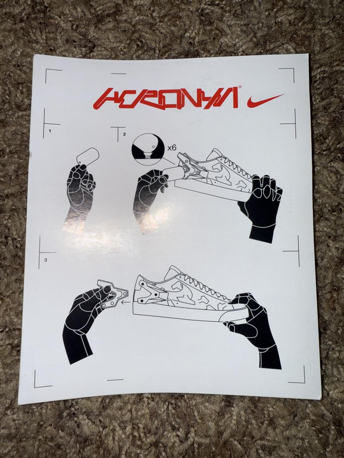 Nike Nike Blazer Low Acronym Card Size ONE SIZE - 1 Thumbnail