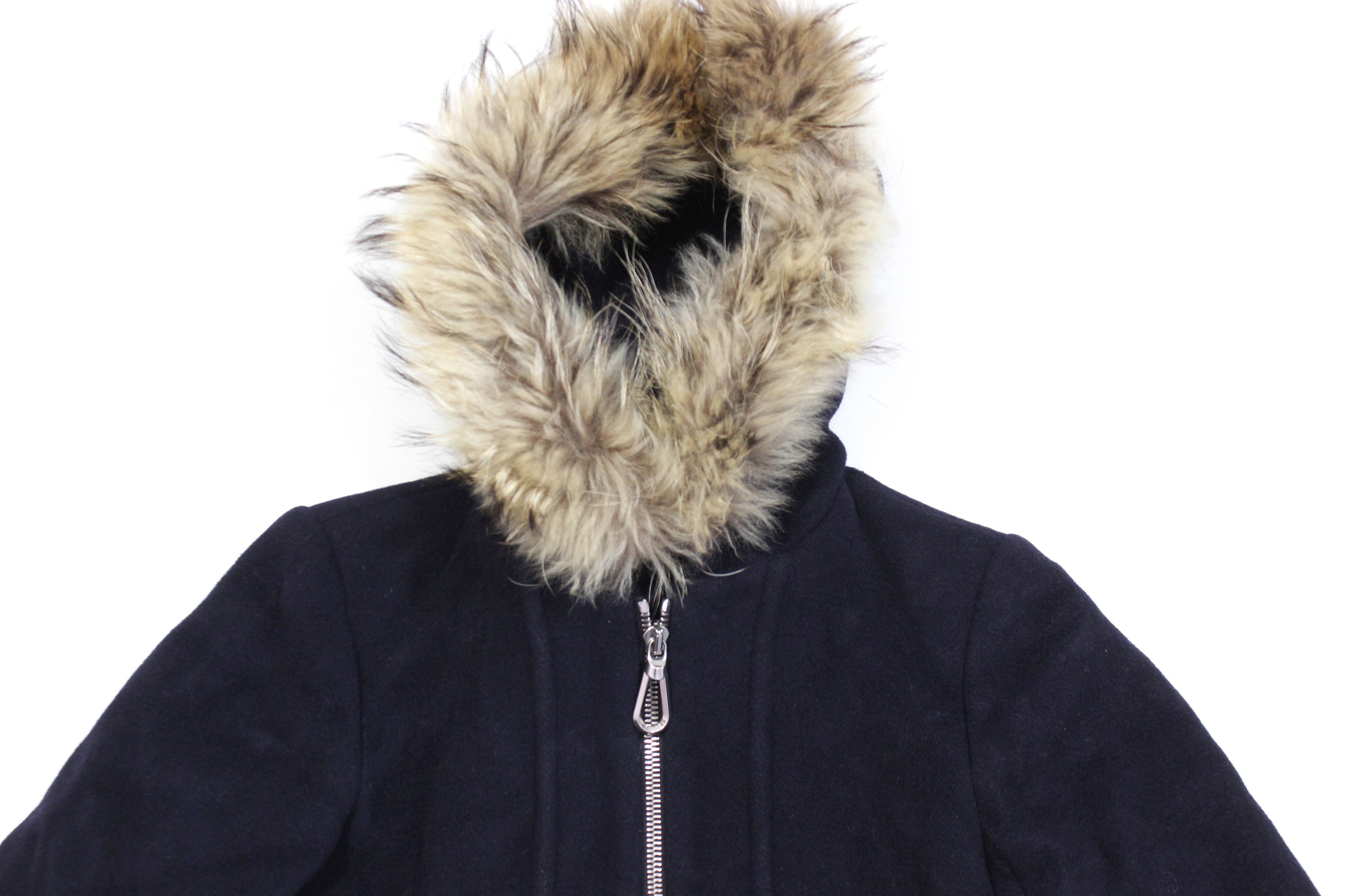 Sandro Wool Hooded Coat Size XS / US 0-2 / IT 36-38 - 3 Thumbnail