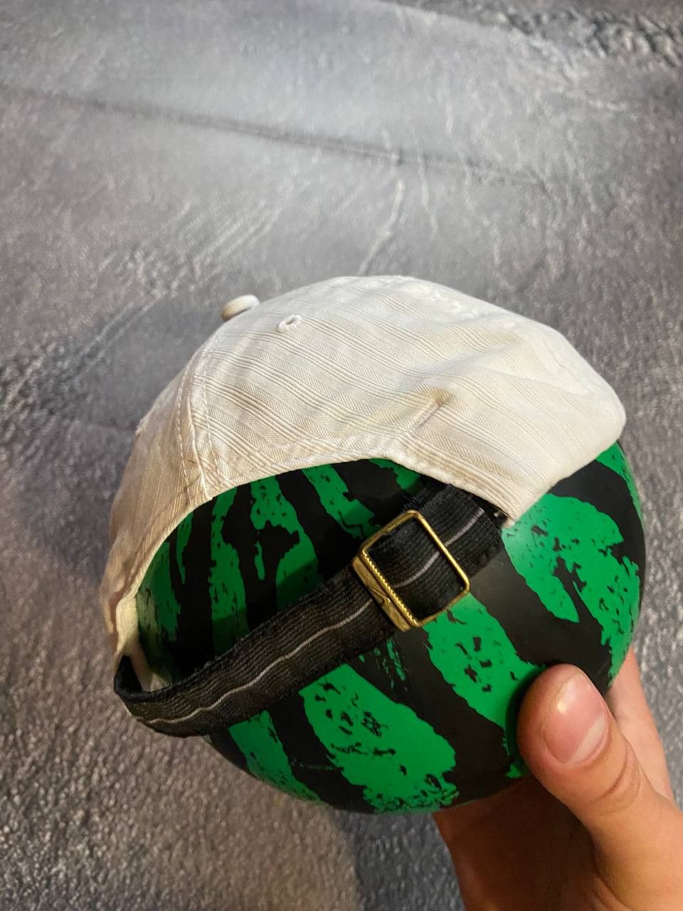 Nike Vintage Nike Court white cap Size 28 - 2 Thumbnail