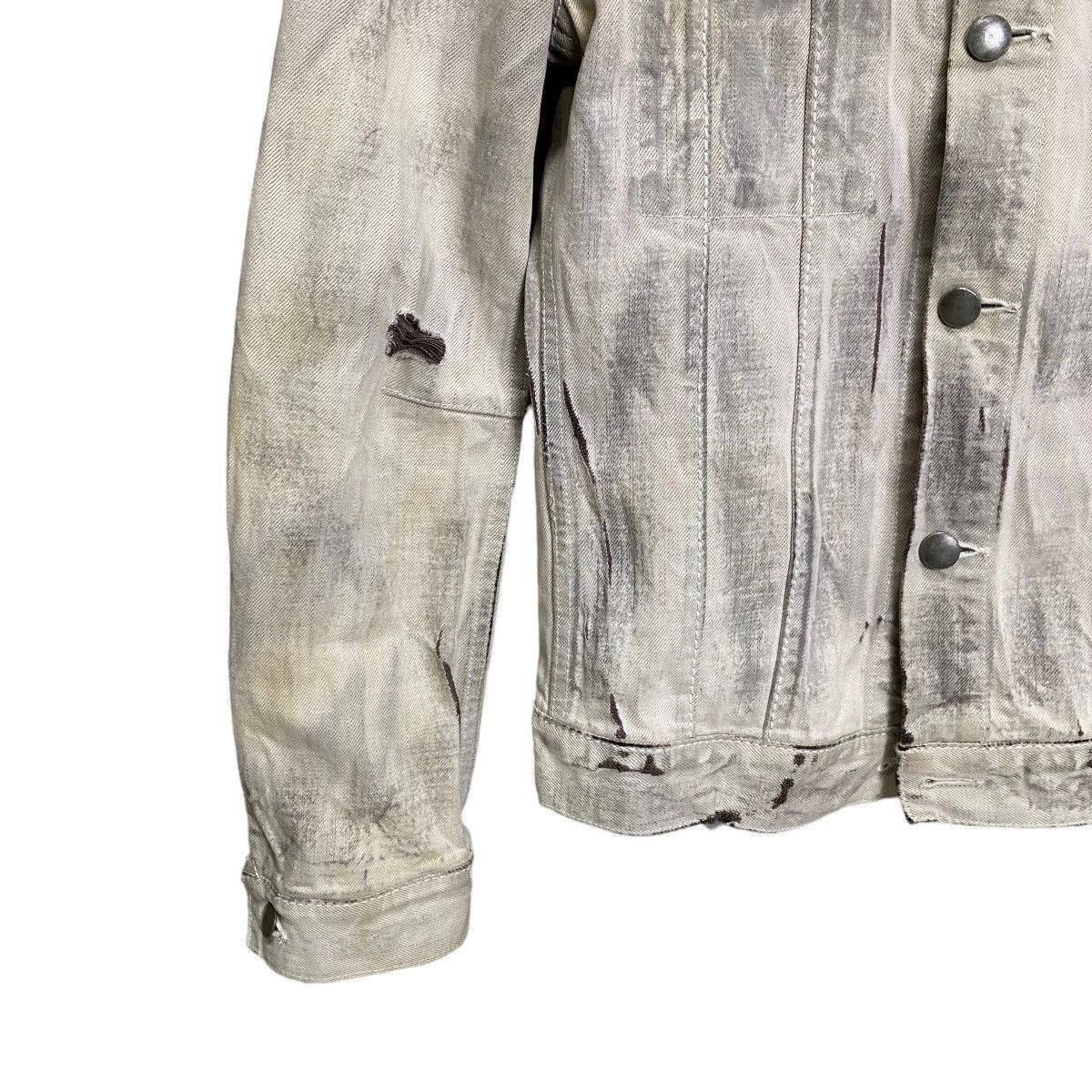 If Six Was Nine One Gravity distressed style denim trucker jacket Size US M / EU 48-50 / 2 - 6 Thumbnail