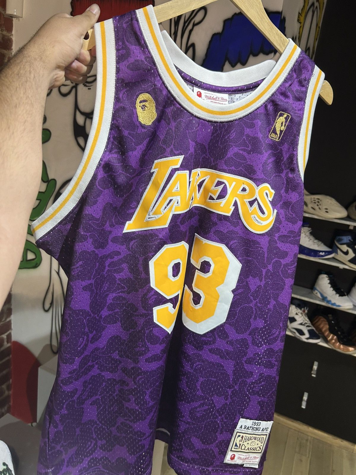 Bape lakers jersey