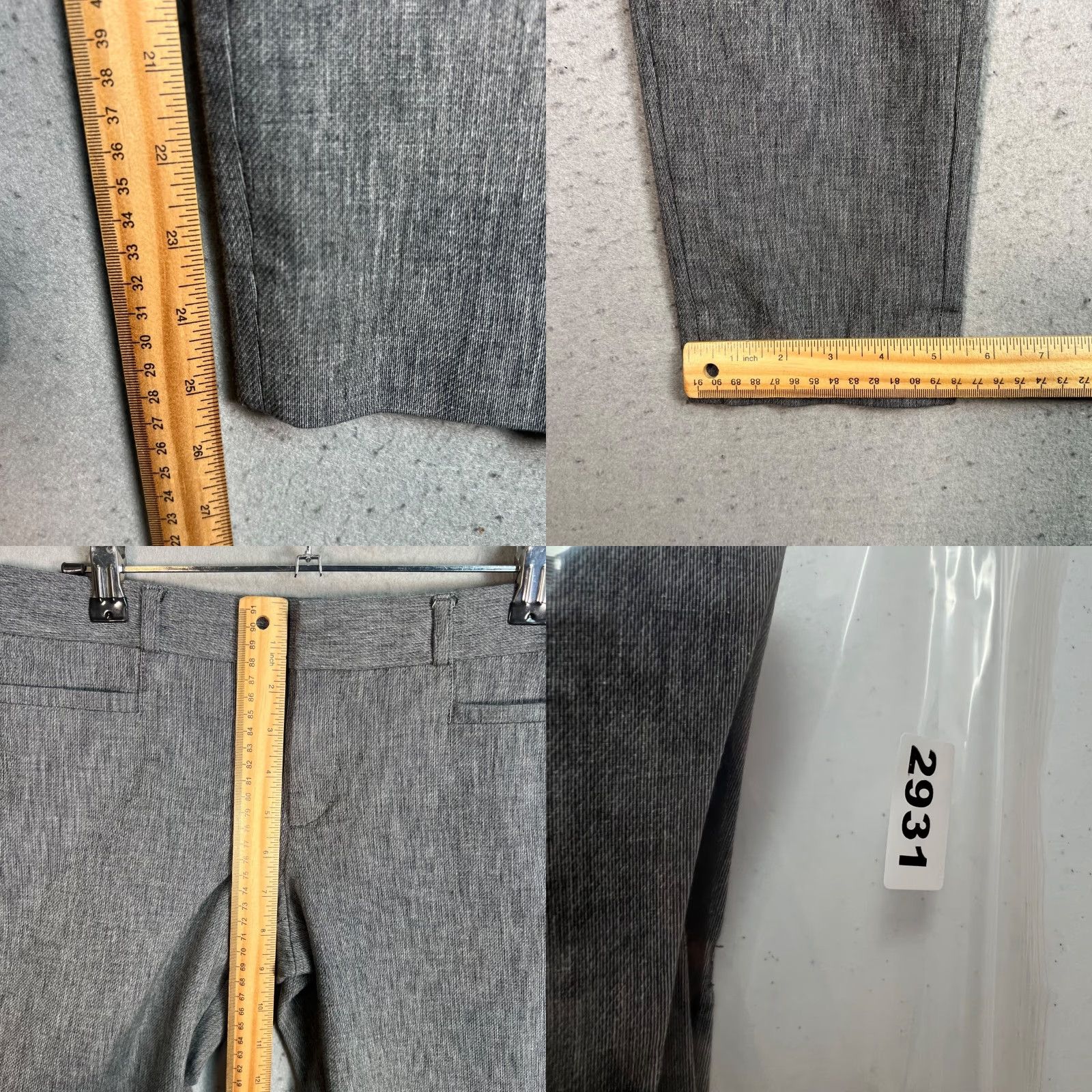 Banana Republic Banana Republic Sloan Slim Fit Gray Dress Pants Womens Size 2 Regular Cotton Viscose Flat Front Zip Inseam 26 in Dressy Formal Pants Boys? Size 26" / US 2 / IT 38 - 8 Thumbnail