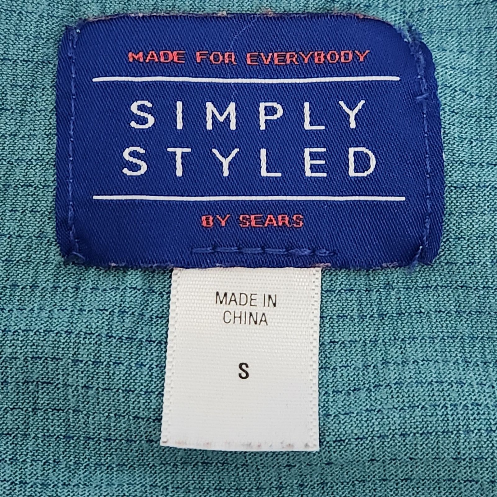 Other Simply Styled Blue Green Thermal Style Long Sleeve Top Small Size S / US 4 / IT 40 - 4 Thumbnail
