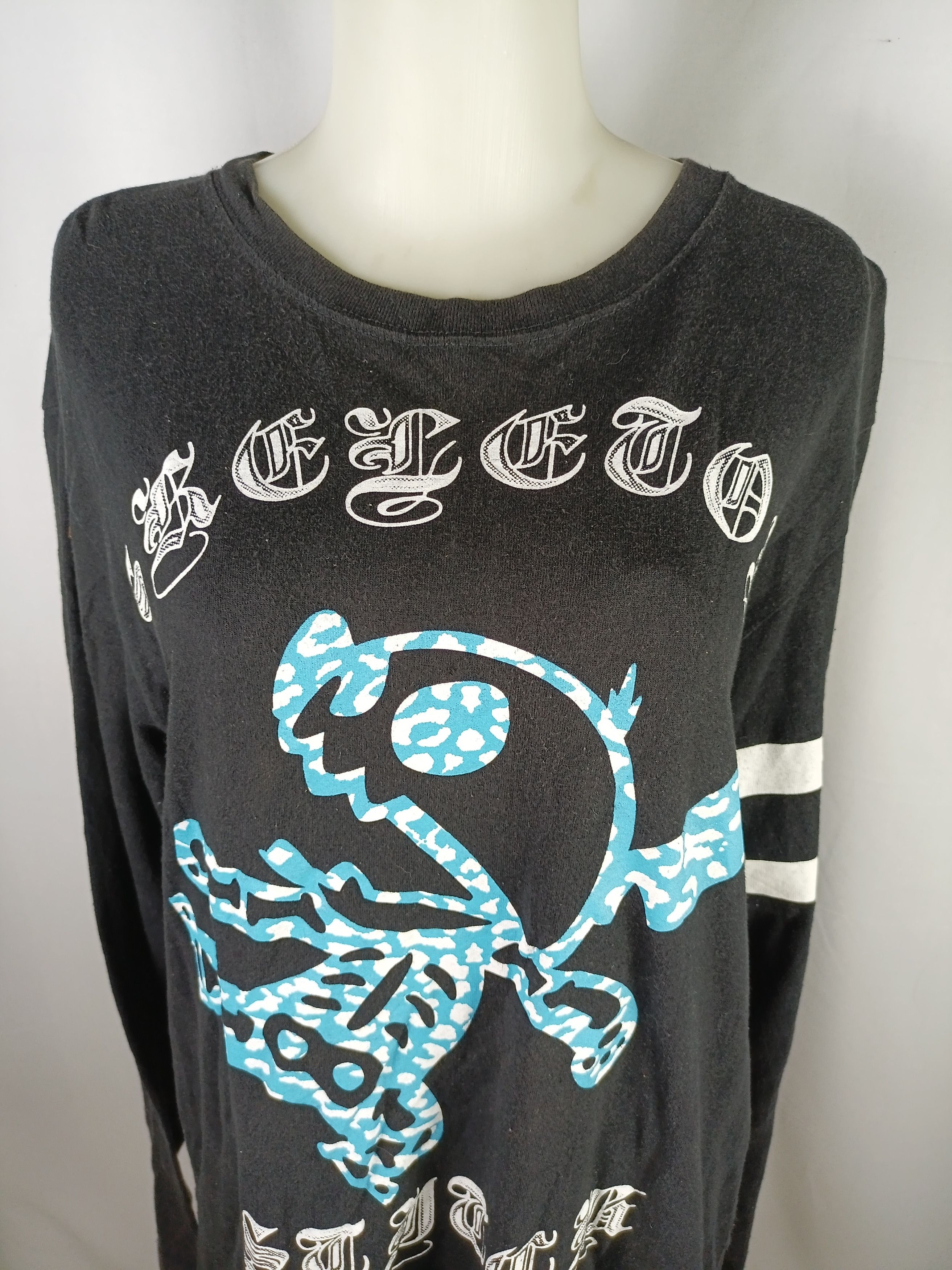 Disney × Japanese Brand × Le Grande Bleu (L.G.B.) Disney Skeleton Stitch Electric Long Sleeveless Size L / US 10 / IT 46 - 2 Thumbnail