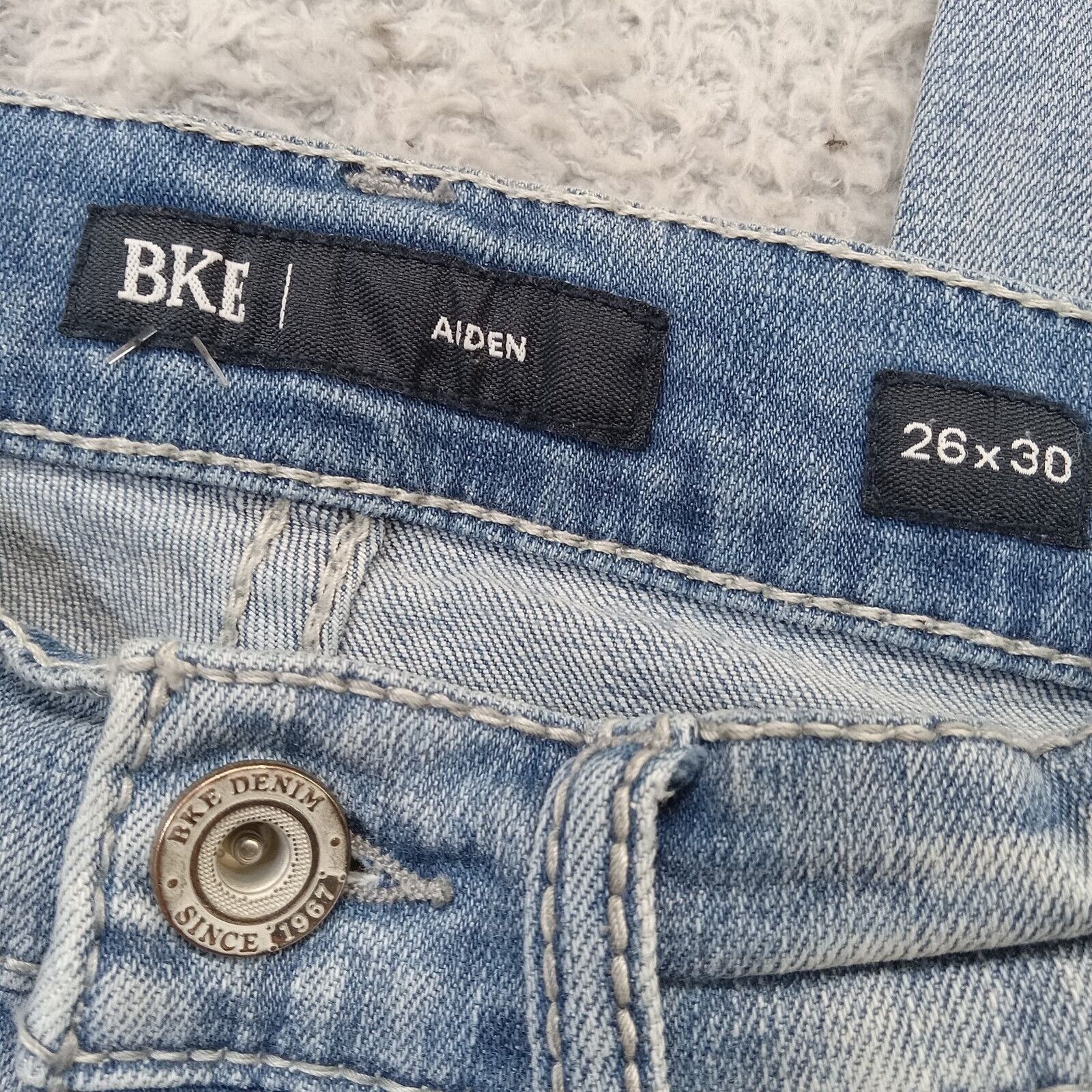 Other Buckle BKE Aiden Jeans 26 X 30 Women's Straight Leg Denim Size 26" / US 2 / IT 38 - 6 Thumbnail