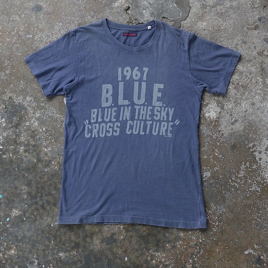 image of Blue Blue Japan T-Shirt Vintage, Men's (Size Medium)