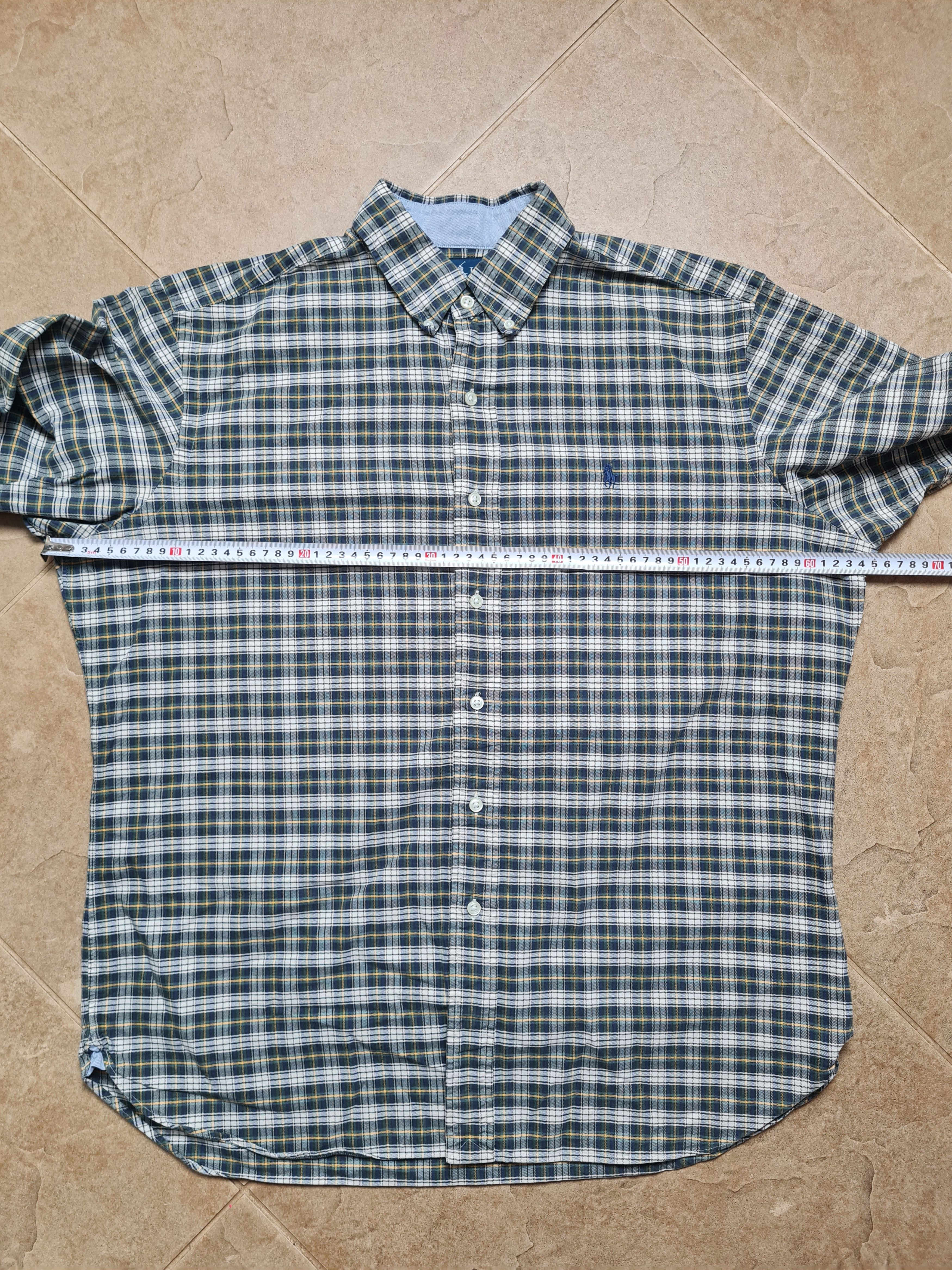 Polo Ralph Lauren Ralph Lauren Green Tartan Button Down Custom Fit Vintage L Size US L / EU 52-54 / 3 - 12 Thumbnail