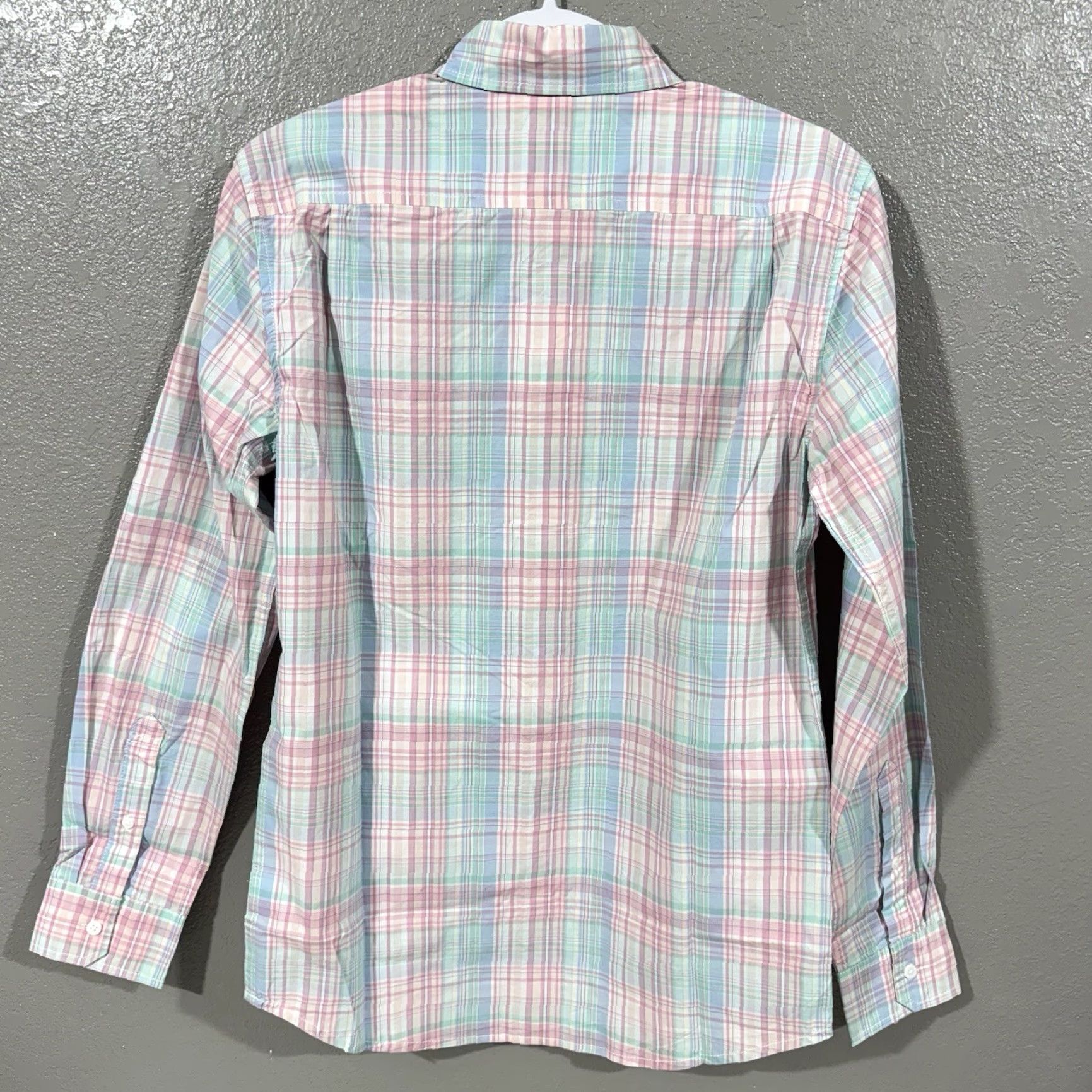 Vintage Hope & Henry Mens Shirt Plaid Button-Down Pink S Size US S / EU 44-46 / 1 - 6 Thumbnail