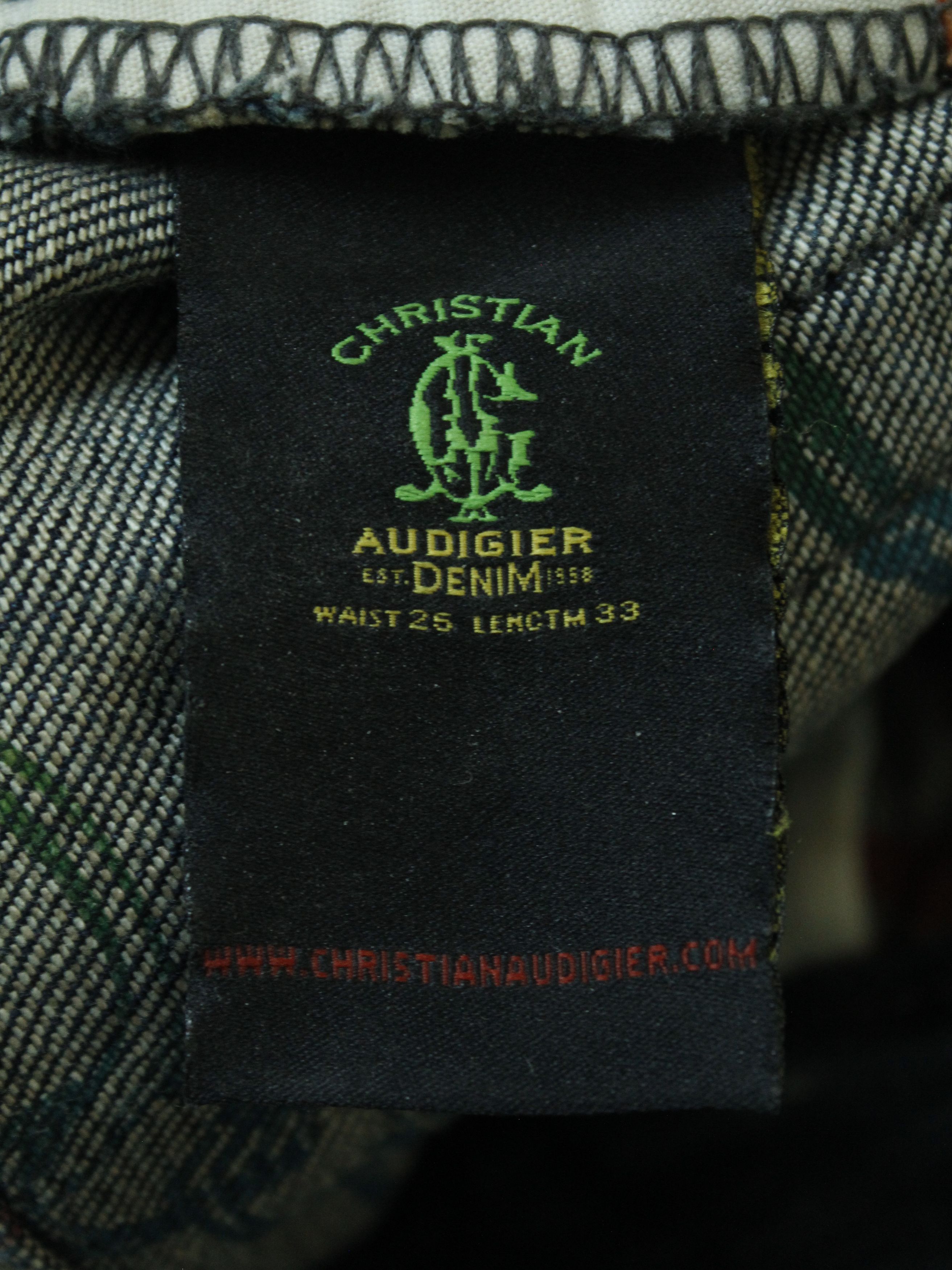 Christian Audigier × Ed Hardy CHRISTIAN AUDIGIER 🐅 26/33 WOMENS JEANS TIGERS EMBROIDERY Size 26" / US 2 / IT 38 - 13 Thumbnail