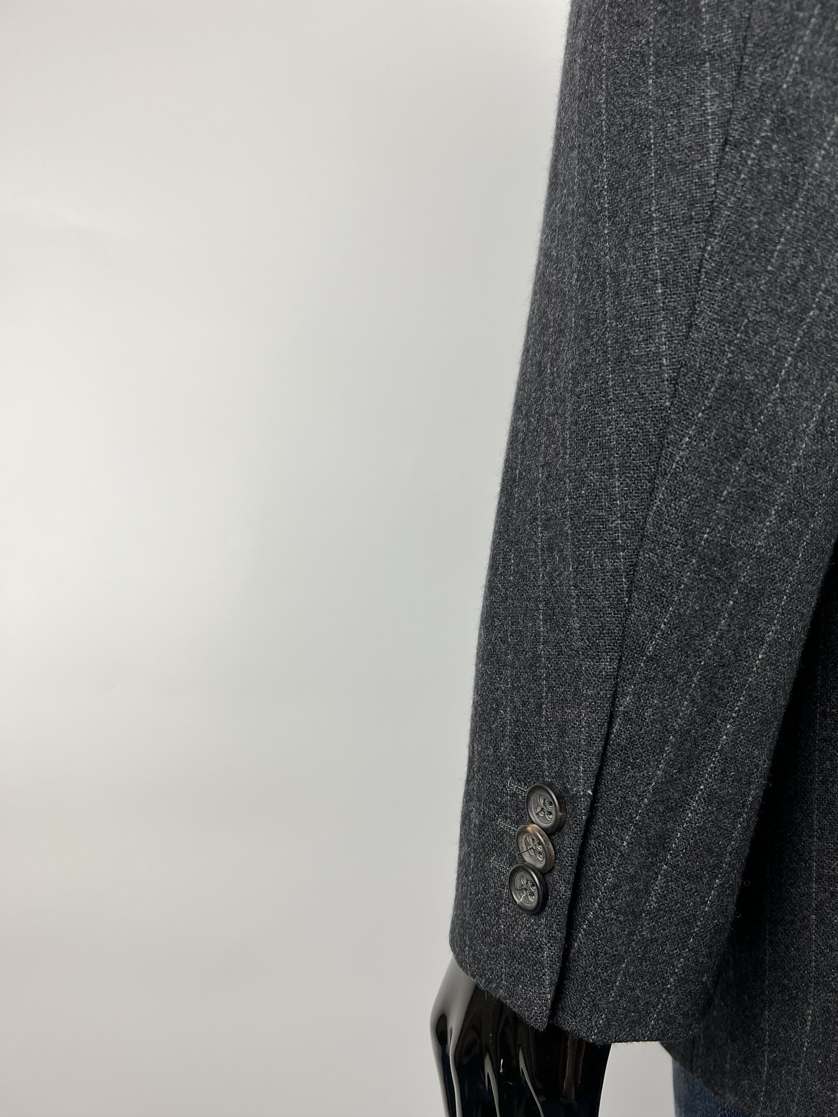 Jil Sander Raf Simons Era Striped 100% Cashmere Blazer 50R