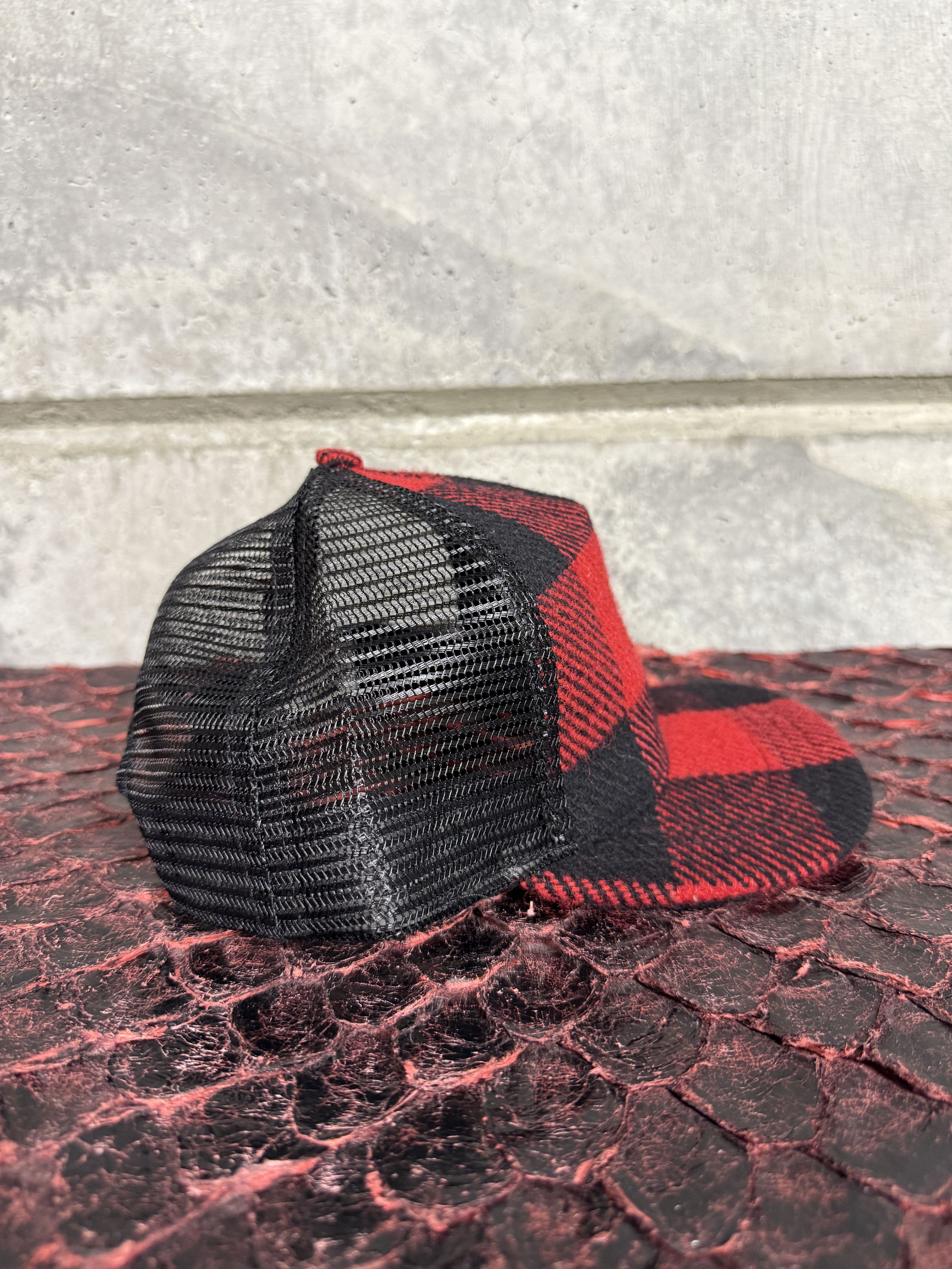 Greg Lauren Greg Lauren Buffalo Plaid Trucker Hat Size ONE SIZE - 4 Thumbnail