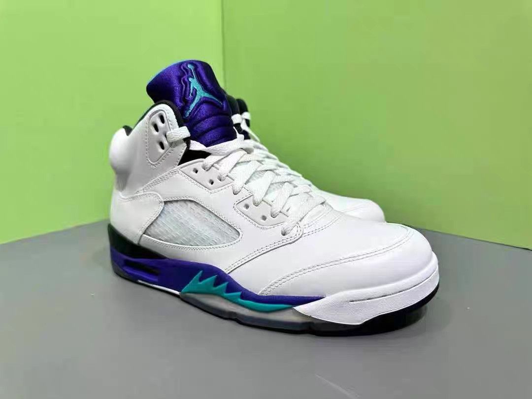 Jordan Brand Air Jordan 5 Retro Grape Basketball Shoes K15 Size US 10 / EU 43 - 3 Thumbnail