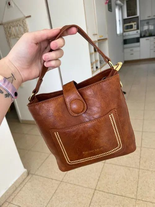 Japanese Brand PU Leather Crossbody Bag Size ONE SIZE - 3 Thumbnail