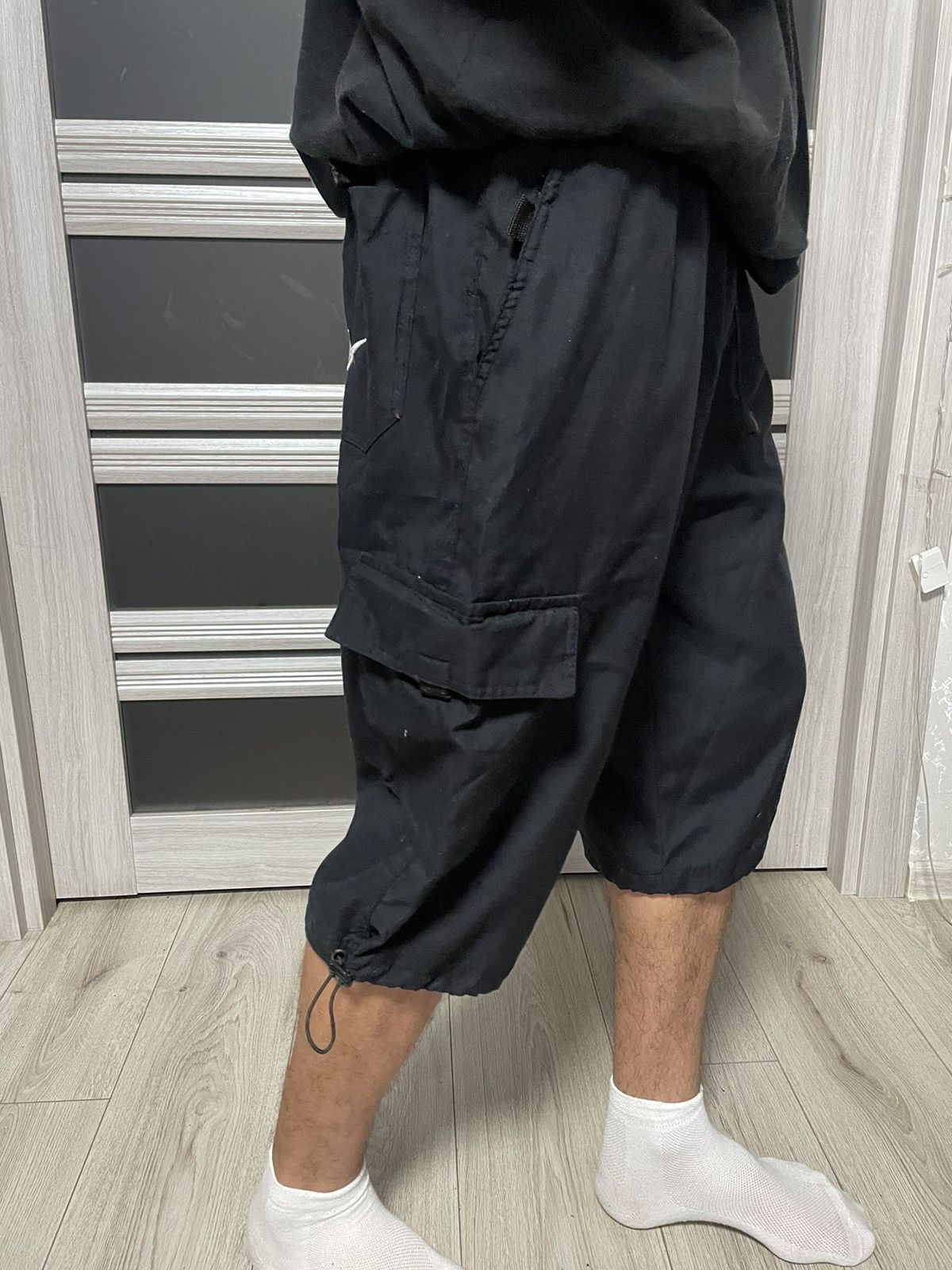 Nike Vintage Nike Premier Y2K Nylon Cargo Shorts Black Size M Size US 32 / EU 48 - 5 Thumbnail
