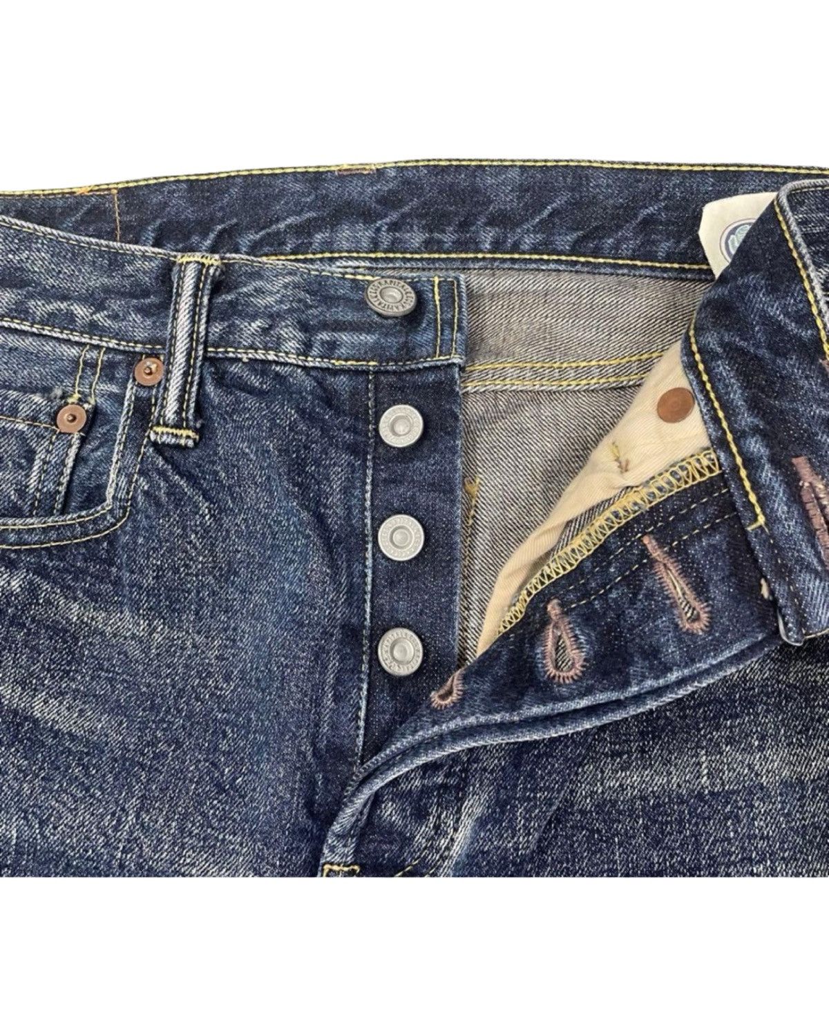 Kapital Blue Hands Japanese Denim Jeans Size US 27 - 5 Thumbnail