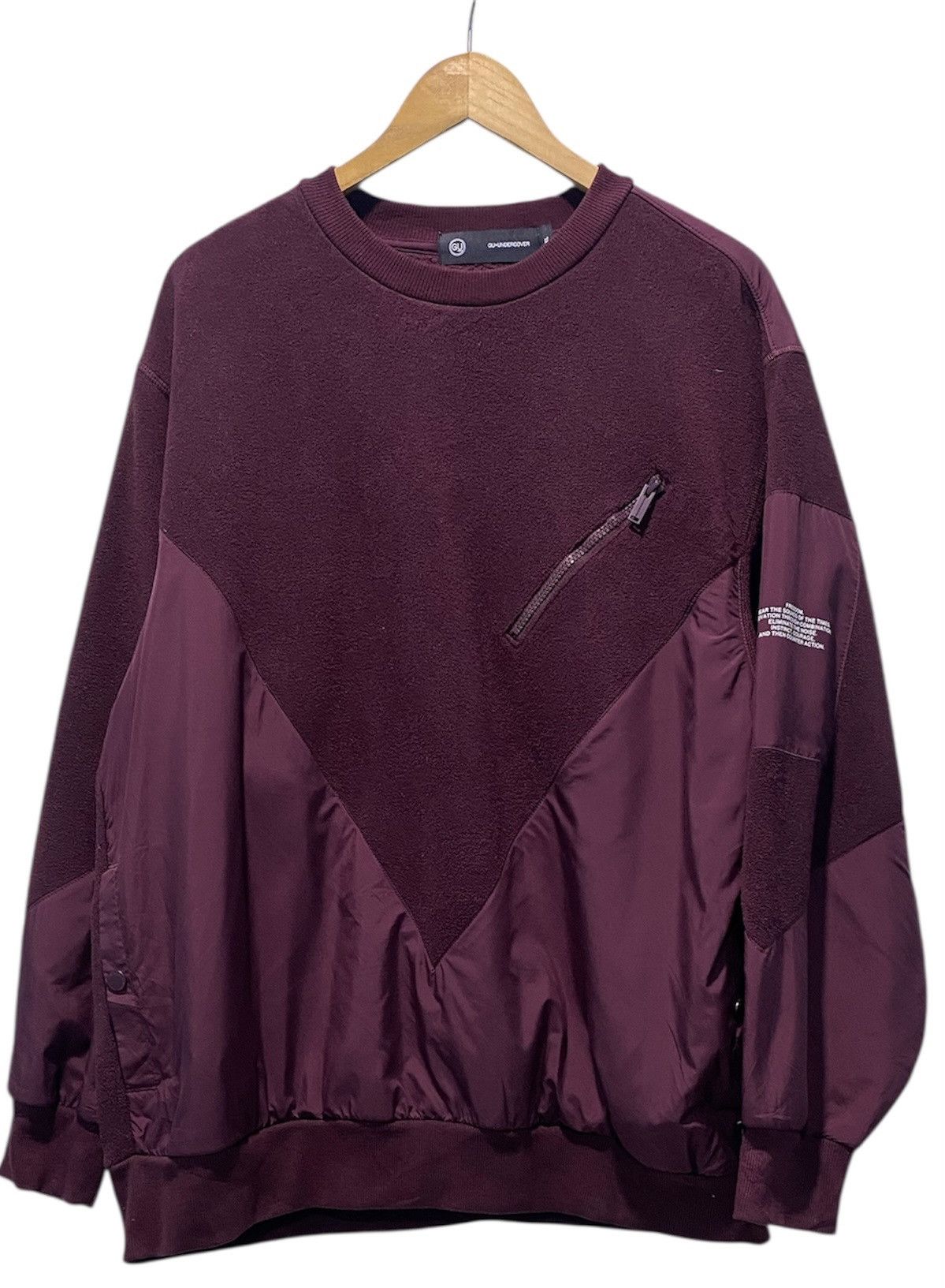 Undercover Undercover x GU Fleece Pullover Sweatshirt Size US XL / EU 56 / 4 - 1 Thumbnail