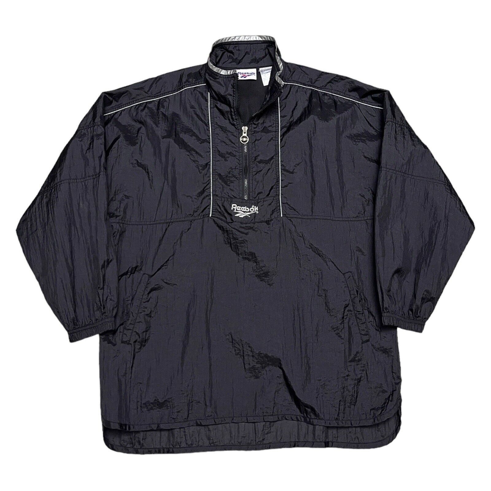 Reebok Vintage 90s Reebok Retro Windbreaker Splash Track Jacket Size US L / EU 52-54 / 3 - 1 Thumbnail