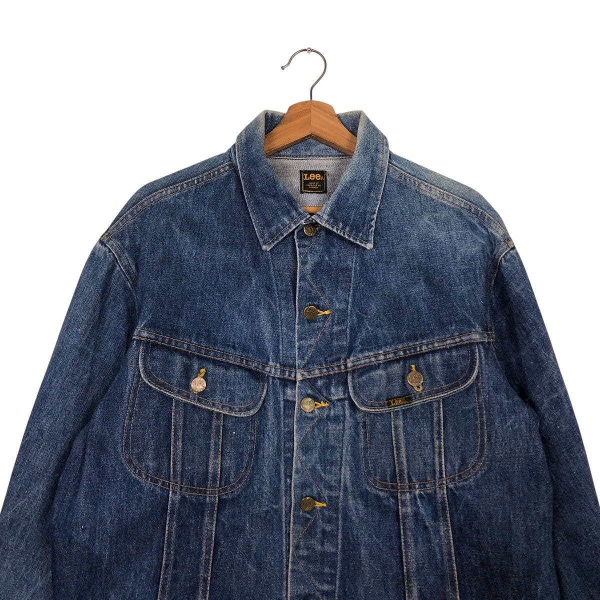 Lee 🔥VINTAGE 80’s TRUCKER DENIM JACKET LEE MADE IN CANADA Size US M / EU 48-50 / 2 - 5 Thumbnail