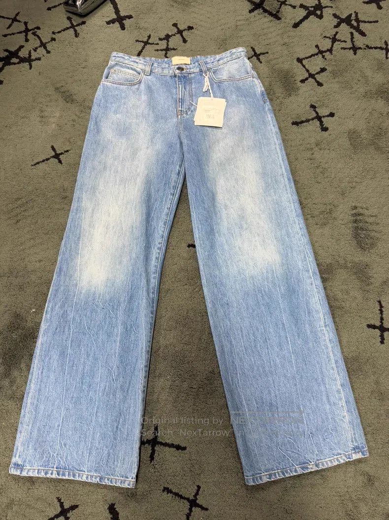 The Row The Row size 28 Washed Wide Leg Blue Jeans Size US 28 / EU 44 - 1 Thumbnail