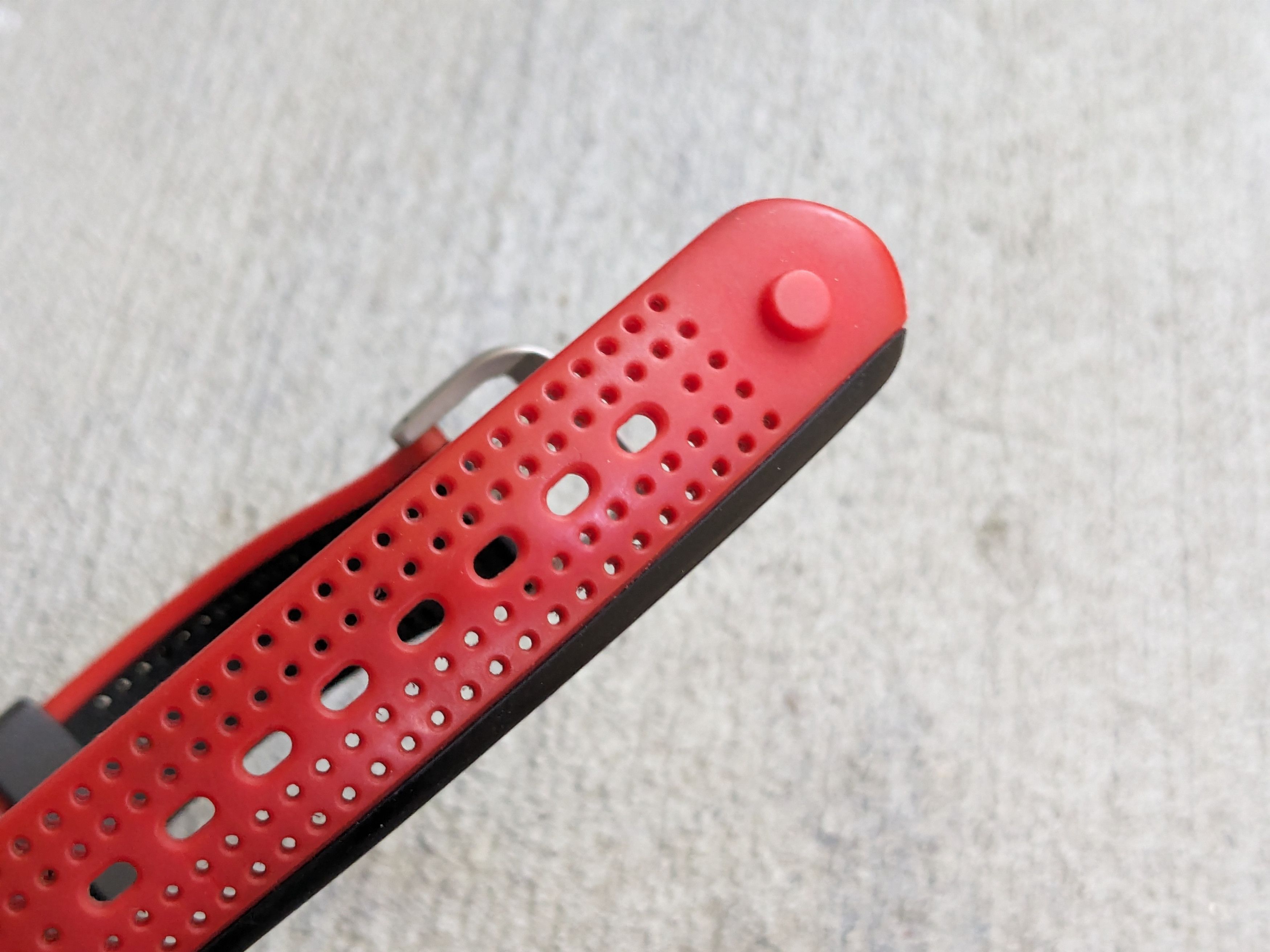 Nike Nike Triax Fury Watch Black Red Digital Rubber Sports Size ONE SIZE - 9 Thumbnail