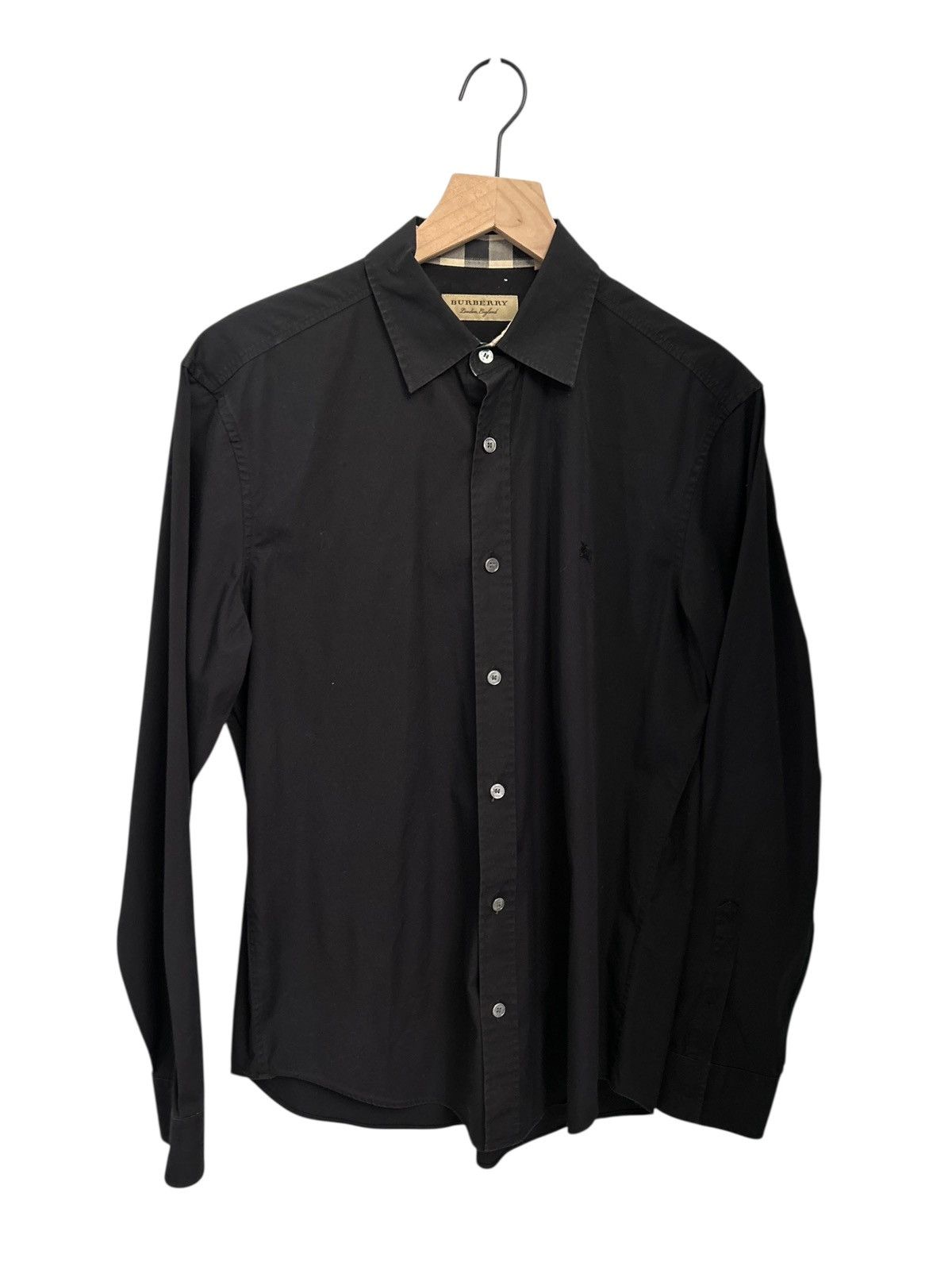 Burberry Burberry Brit Black Long Sleeve Shirt medium Authentic Size US M / EU 48-50 / 2 - 1 Thumbnail