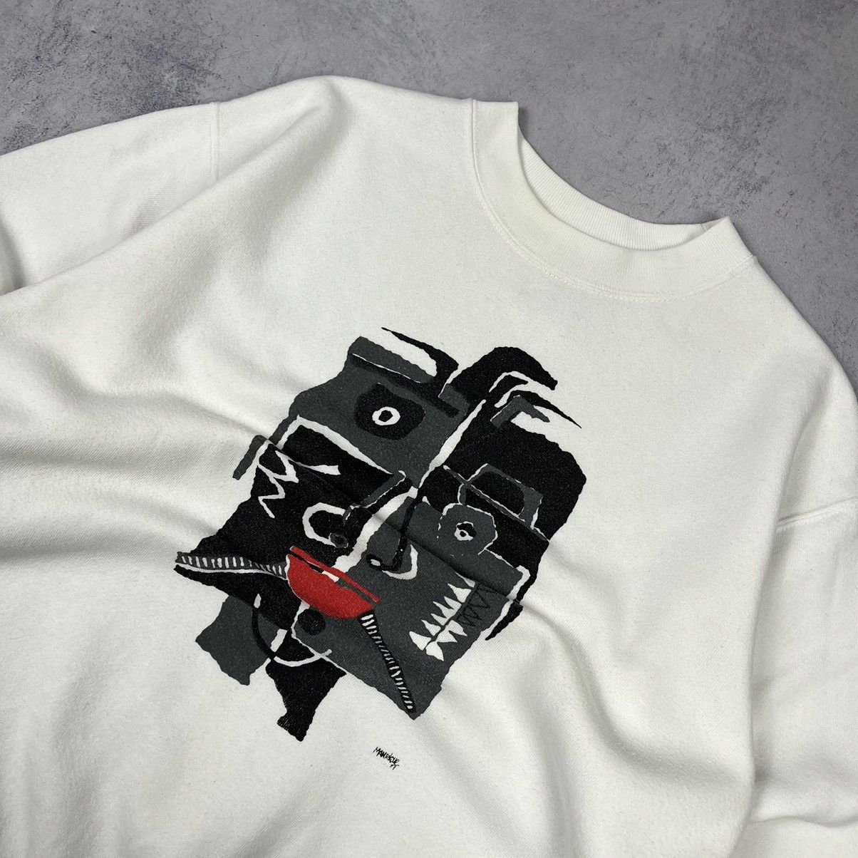Vintage Vintage Cesar Manrique Art big logo sweatshirt 90’s Size US M / EU 48-50 / 2 - 3 Thumbnail