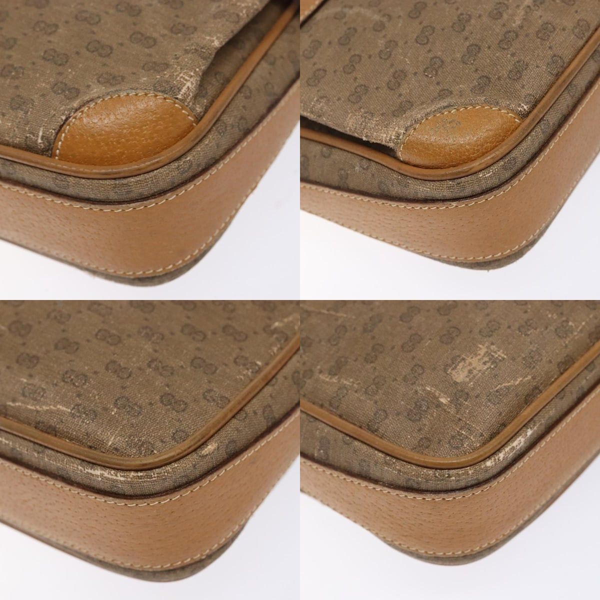 Gucci GUCCI Micro GG Supreme Shoulder Bag Pvc Beige Gold 007 904 Size ONE SIZE - 10 Thumbnail