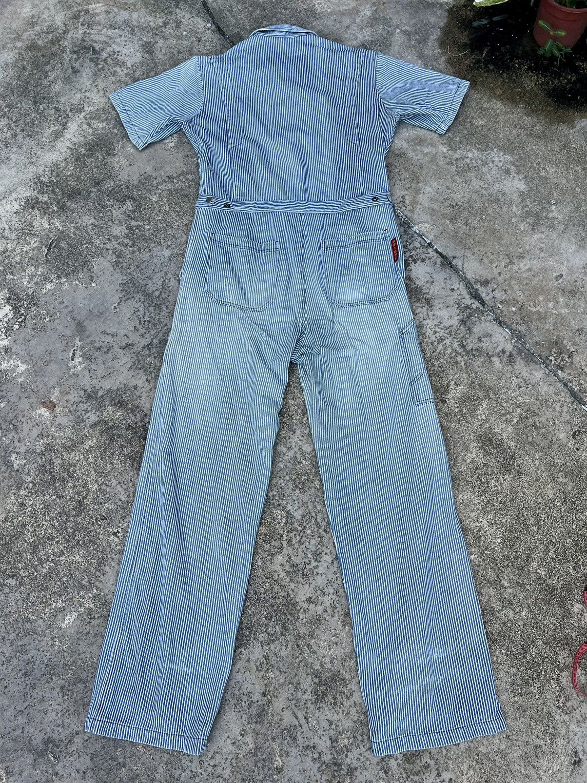 20471120 × Hysteric Glamour × Japanese Brand VINTAGE 291295HOMME HICKORY OVERALLS DENIM Size US M / EU 48-50 / 2 - 14 Thumbnail