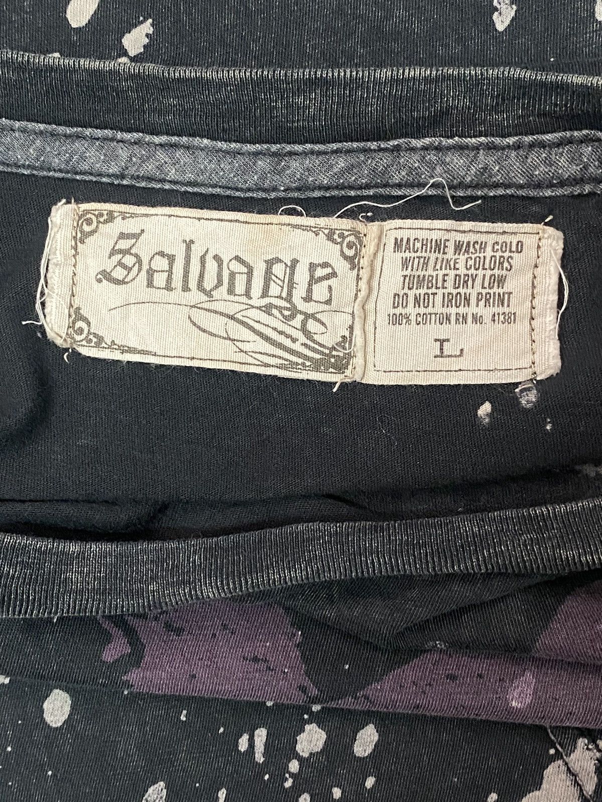 20471120 × If Six Was Nine Tee Salvage Art of X Cross Knit Metropolitan Spatter Painter Size US M / EU 48-50 / 2 - 6 Thumbnail
