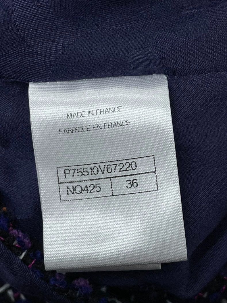 Chanel 23B color-matched backless tweed woven dress