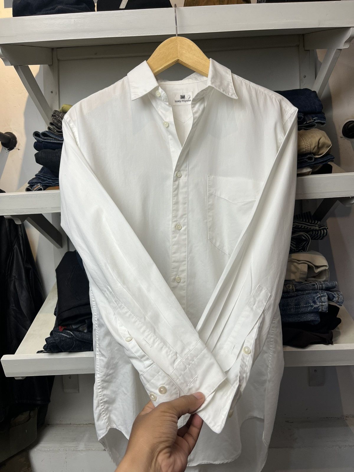 Issey Miyake Vintage 90s Issey Miyake Button up Shirt Size US M / EU 48-50 / 2 - 4 Thumbnail