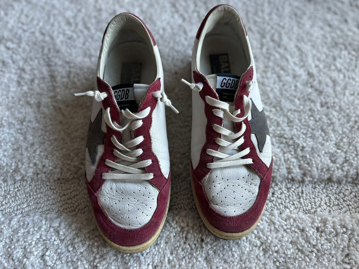 Golden Goose Golden Goose Ball Star Sneaker Red/White Leather sz 40 worn Size US 10 / IT 40 - 9 Thumbnail