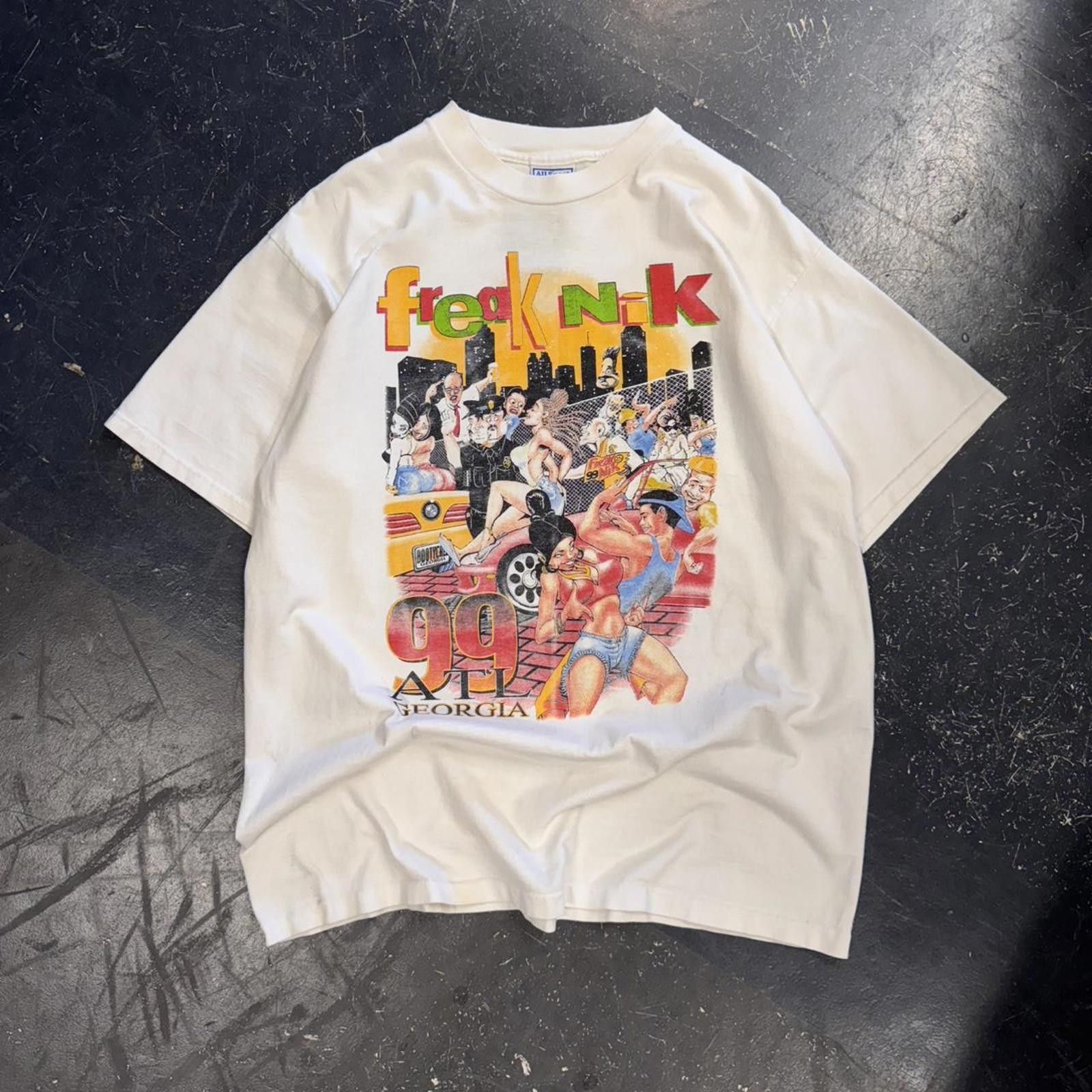 Vintage Vintage 1999 Freak Nik Atlanta Tee Size US XL / EU 56 / 4 - 1 Thumbnail