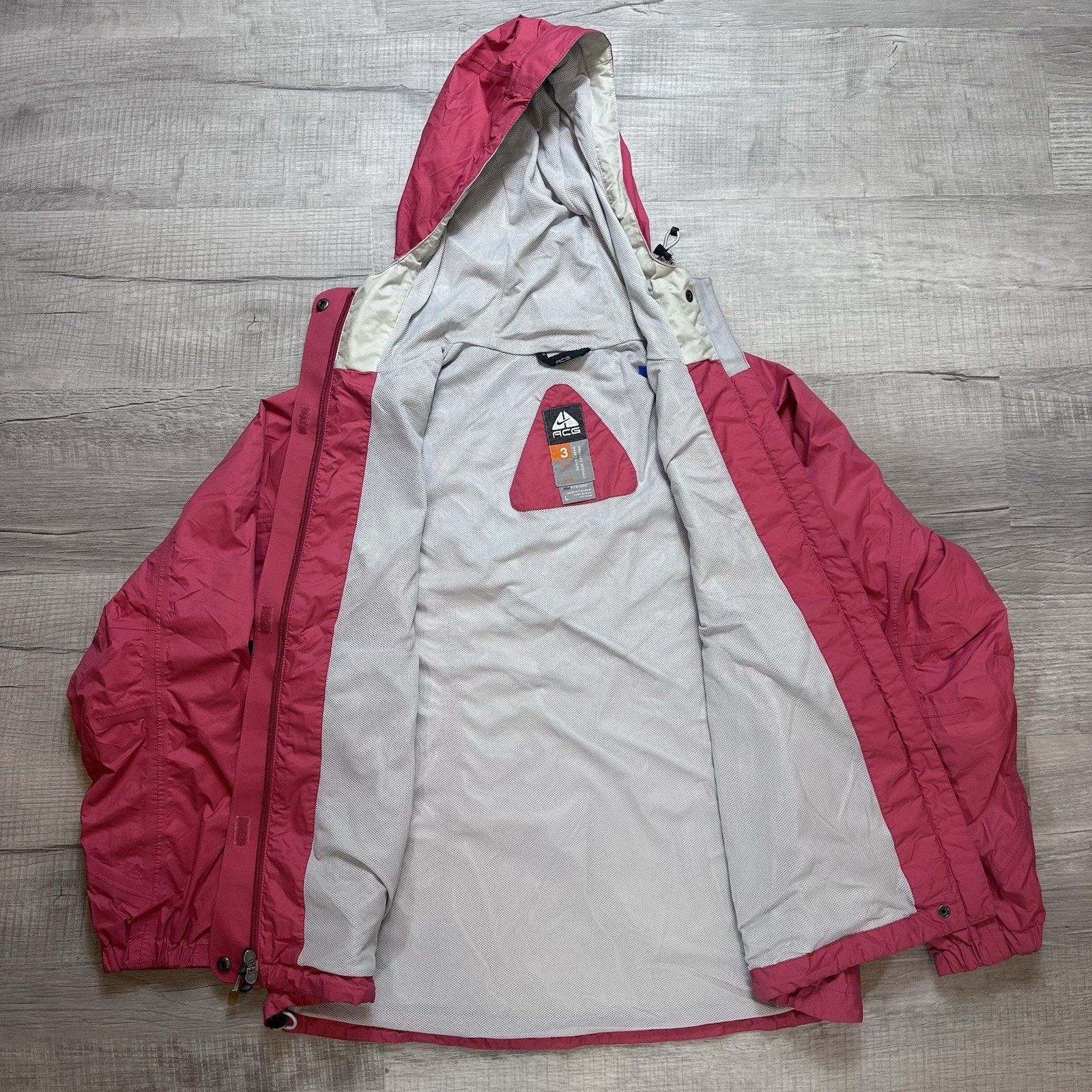 Nike ACG Vintage Nike ACG Jacket Womens Large Hooded Rain Coat Y2K Size L / US 10 / IT 46 - 7 Thumbnail