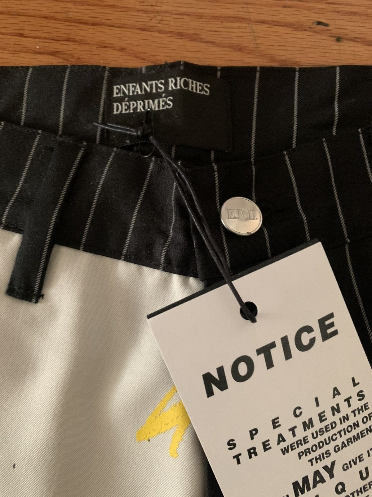 Enfants Riches Deprimes Enfants Riches Deprimes ERD “Teen Shot For Leather Jacket” Size US 29 - 4 Thumbnail