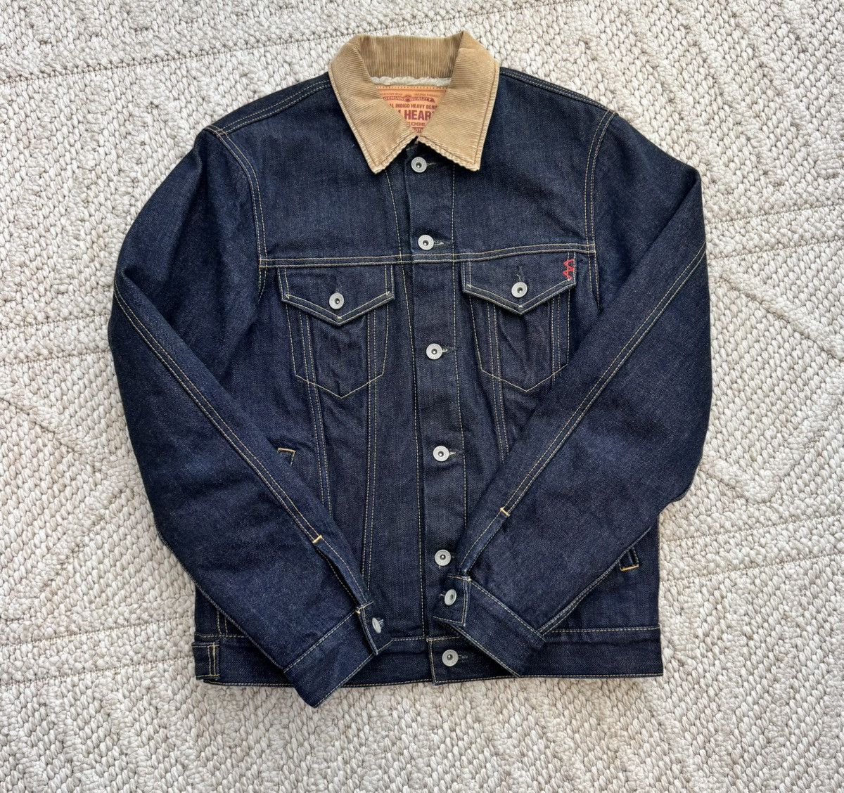 Iron Heart Size 42 IH-527-J Indigo Rider's Jacket | Grailed