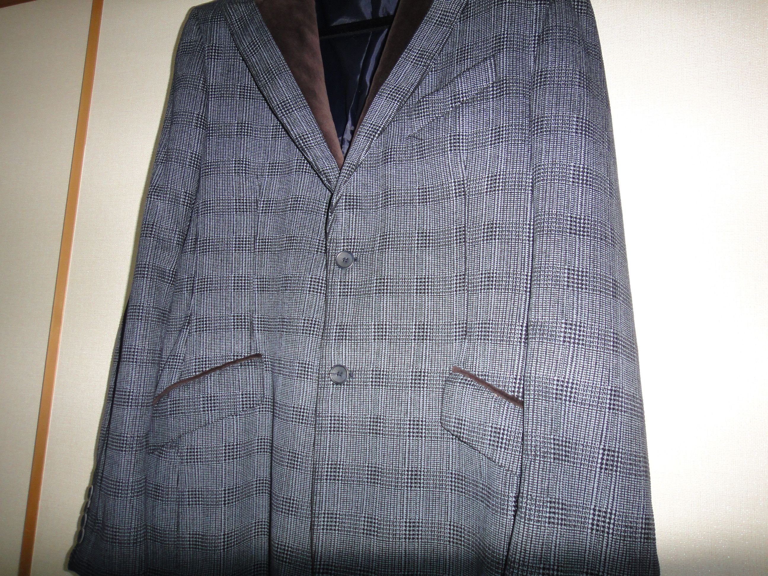 Dolce & Gabbana D&G Dolce & Gabbana Black Label Check Blazer Excellent Size 50R - 3 Thumbnail
