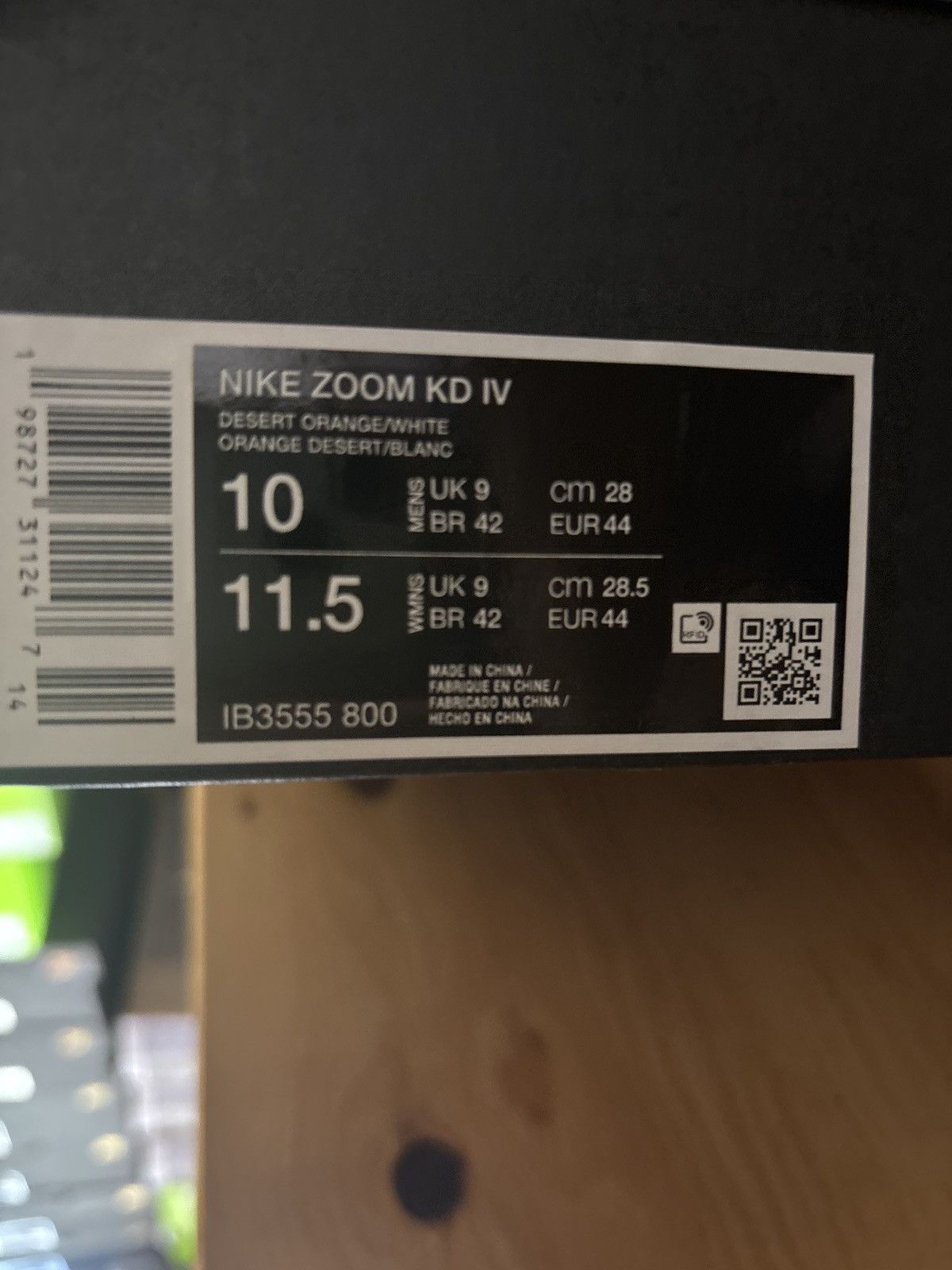 Nike Nike KD 4 Texas Longhorns Size 10 Mens Size US 10 / EU 43 - 7 Thumbnail