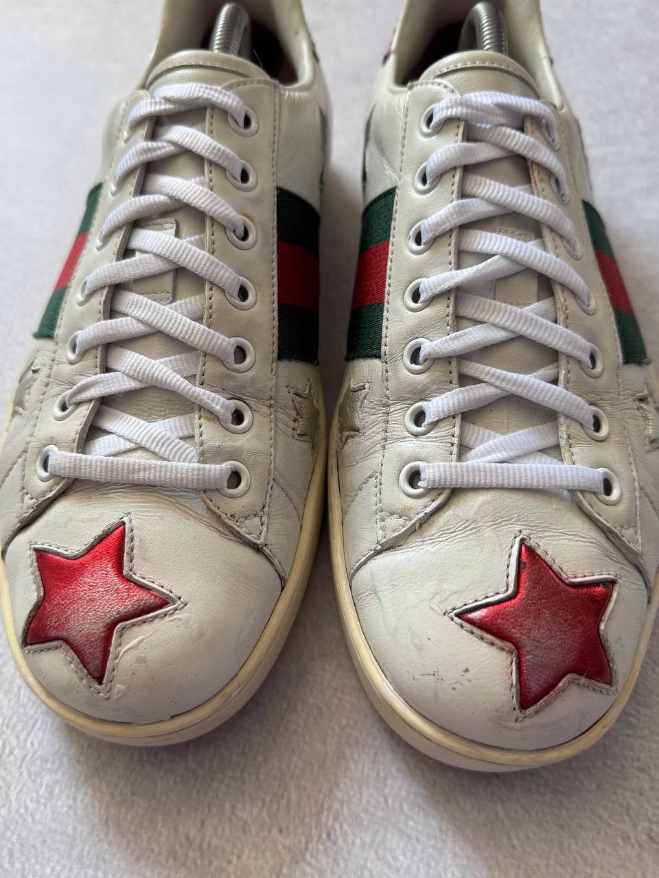 Gucci Gucci Ace Star Shoes Size US 8.5 / EU 41-42 - 6 Thumbnail