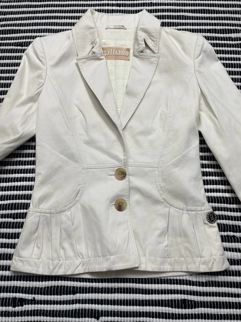 Japanese Brand × John Galliano × Vintage Vintage John Galliano Women Blazer Jacket Y2K Size S / US 4 / IT 40 - 5 Thumbnail