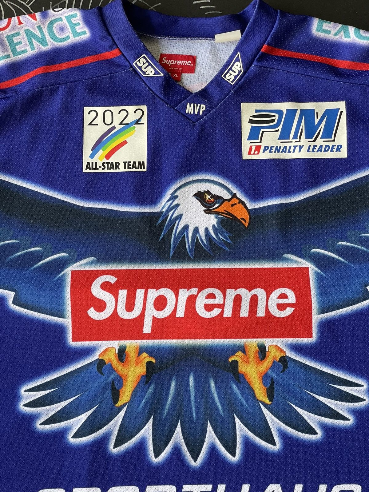 2024 Supreme Eagle Moto Jersey(sz XL)