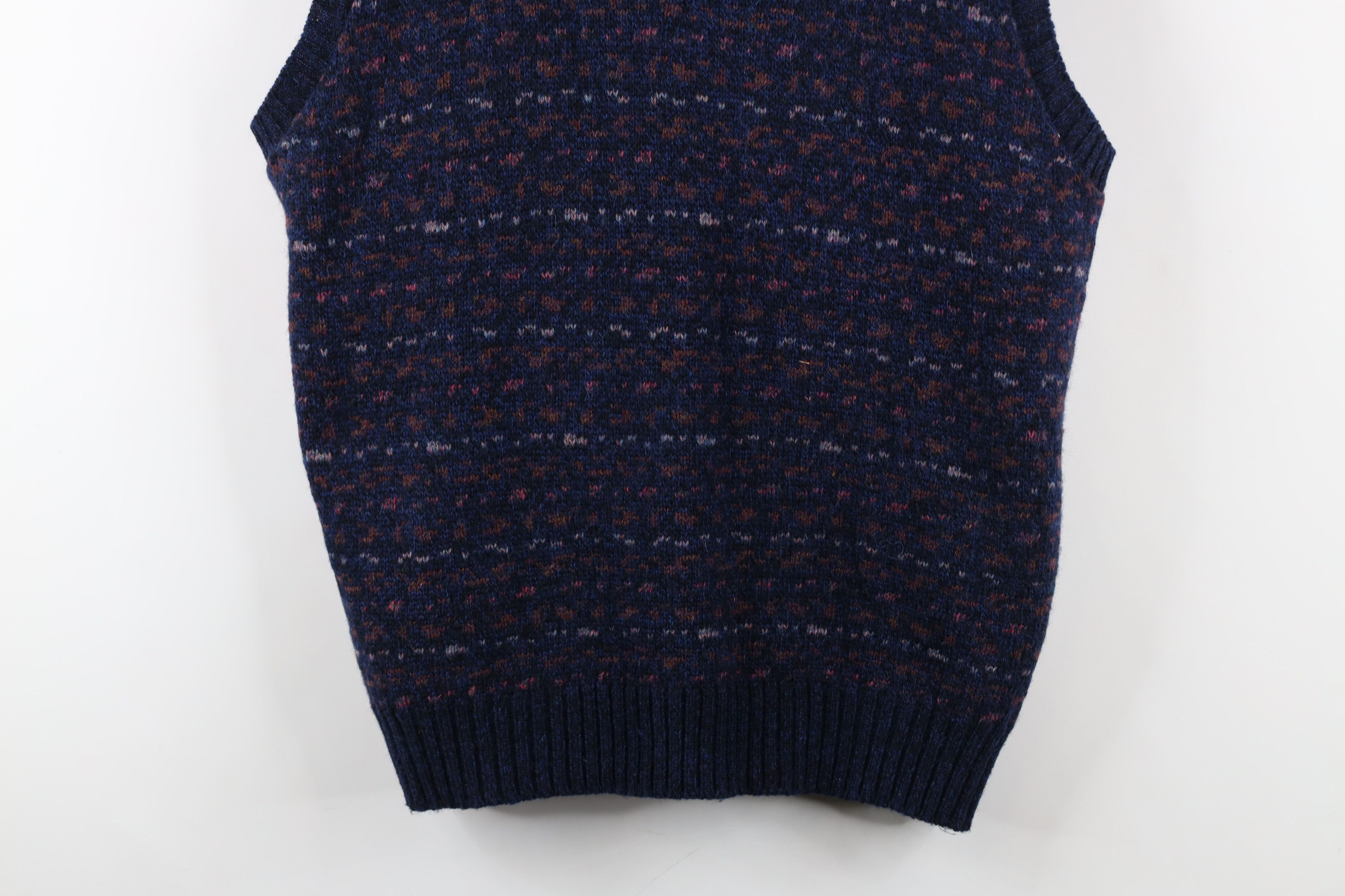 Vintage Vintage 90s Streetwear Wool Blend Knit V-Neck Sweater Vest Size US XL / EU 56 / 4 - 3 Thumbnail