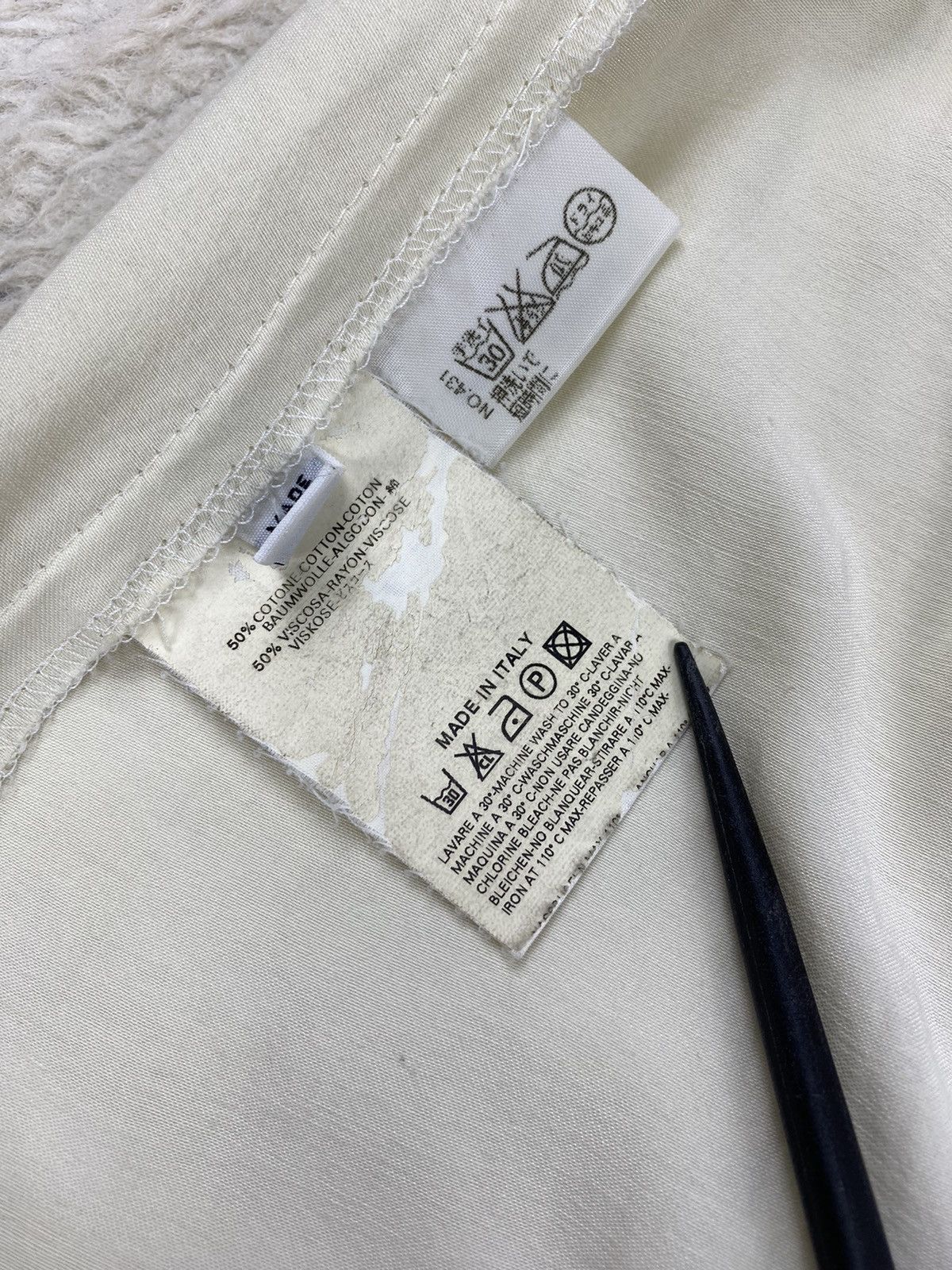Maison Margiela Vintage 2000’s Maison Margiela MM6 Rayon Skirt Size 28" / US 6 / IT 42 - 10 Thumbnail