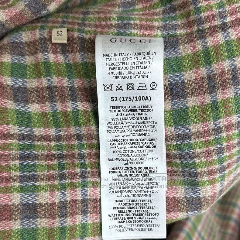 Gucci Gucci New plaid zipper jacket Size US L / EU 52-54 / 3 - 6 Thumbnail