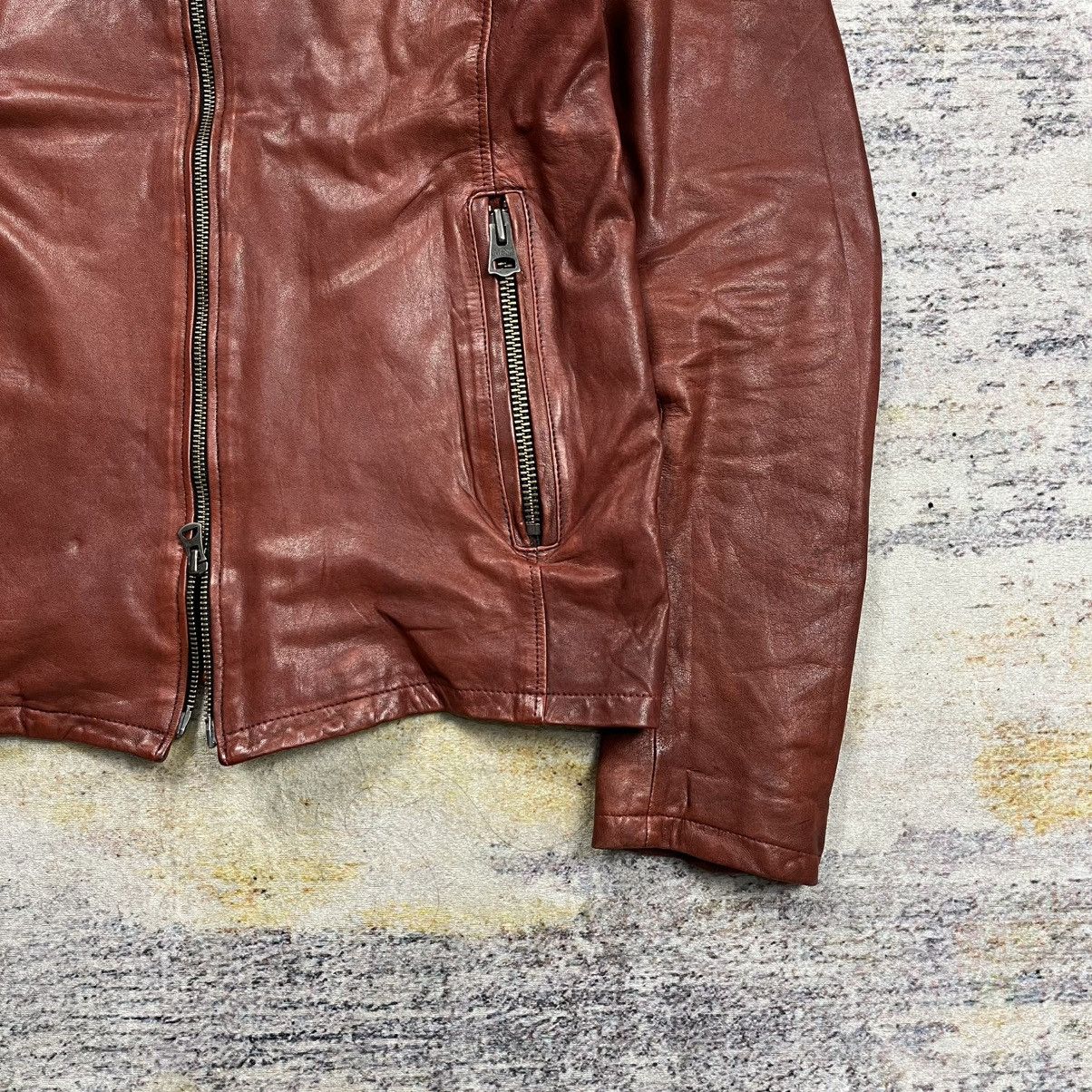 Jackrose riders leather jacket double zipper